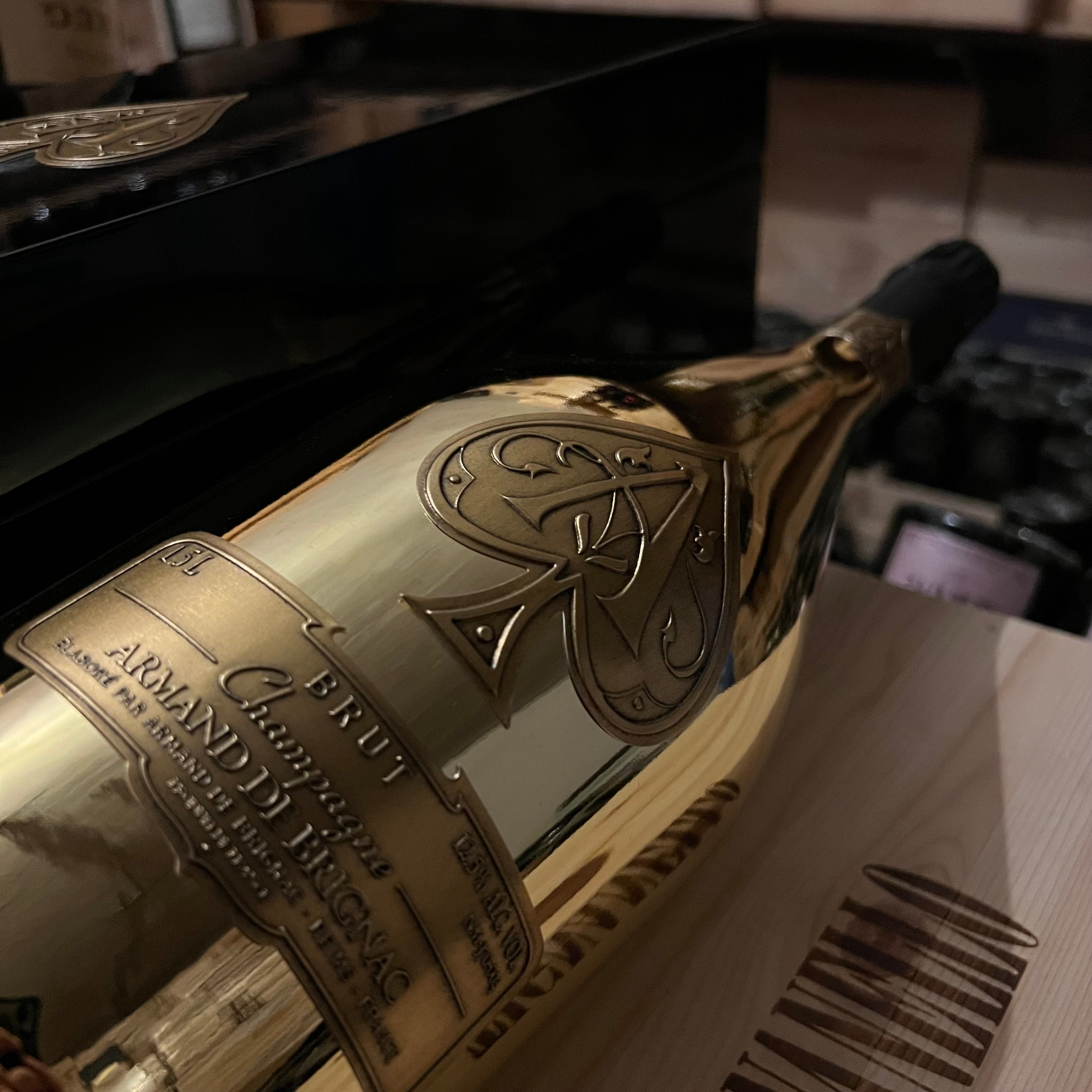 Champagne Armand de Brignac Brut Gold Magnum in Cofanetto Prestige