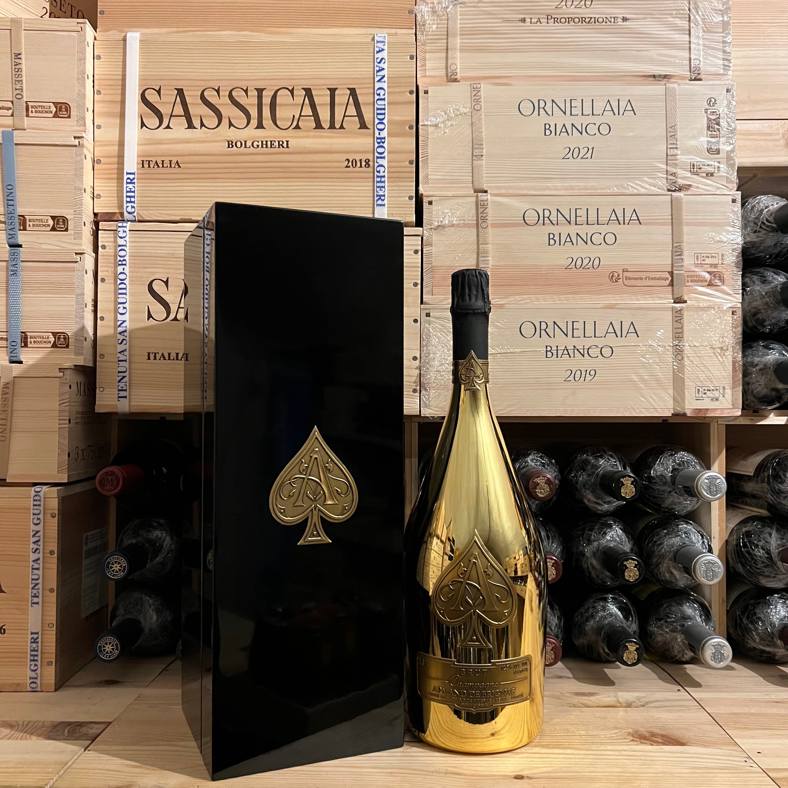 Champagne Armand de Brignac Brut Gold Magnum in Cofanetto Prestige