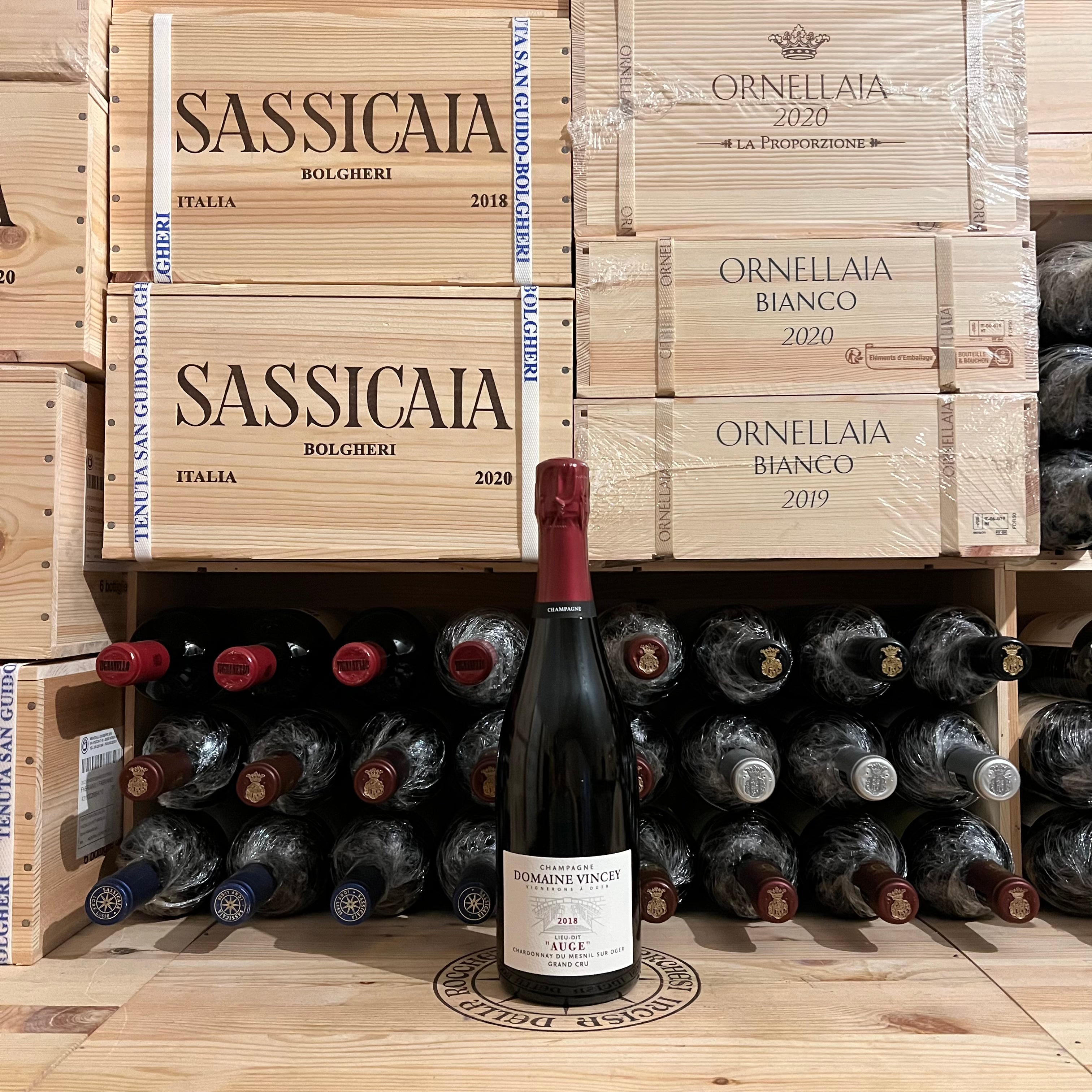 Auge 2018 Chardonnay Le Mesnil Sur Oger Grand Cru Domaine Vincey