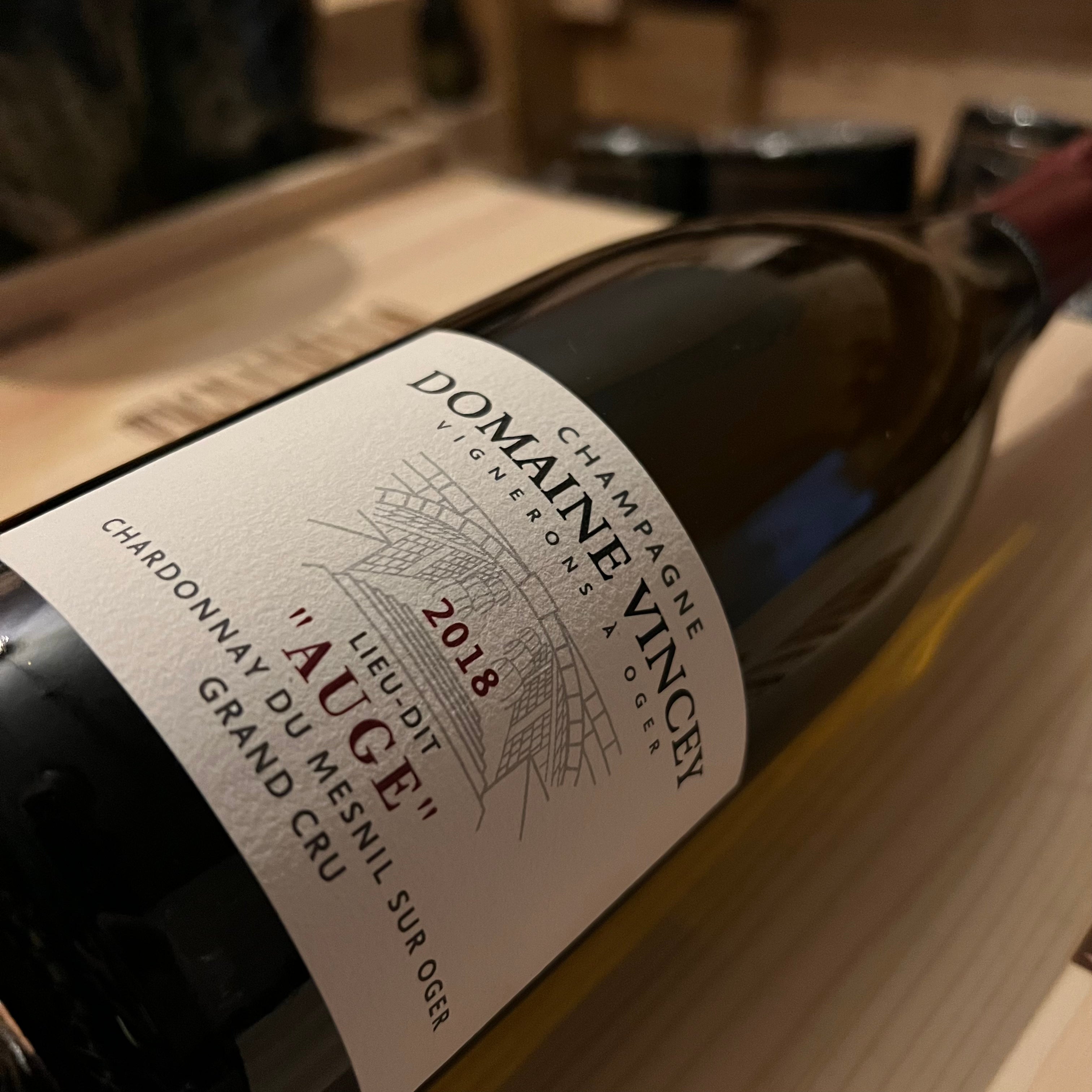 Auge 2018 Chardonnay Le Mesnil Sur Oger Grand Cru Domaine Vincey