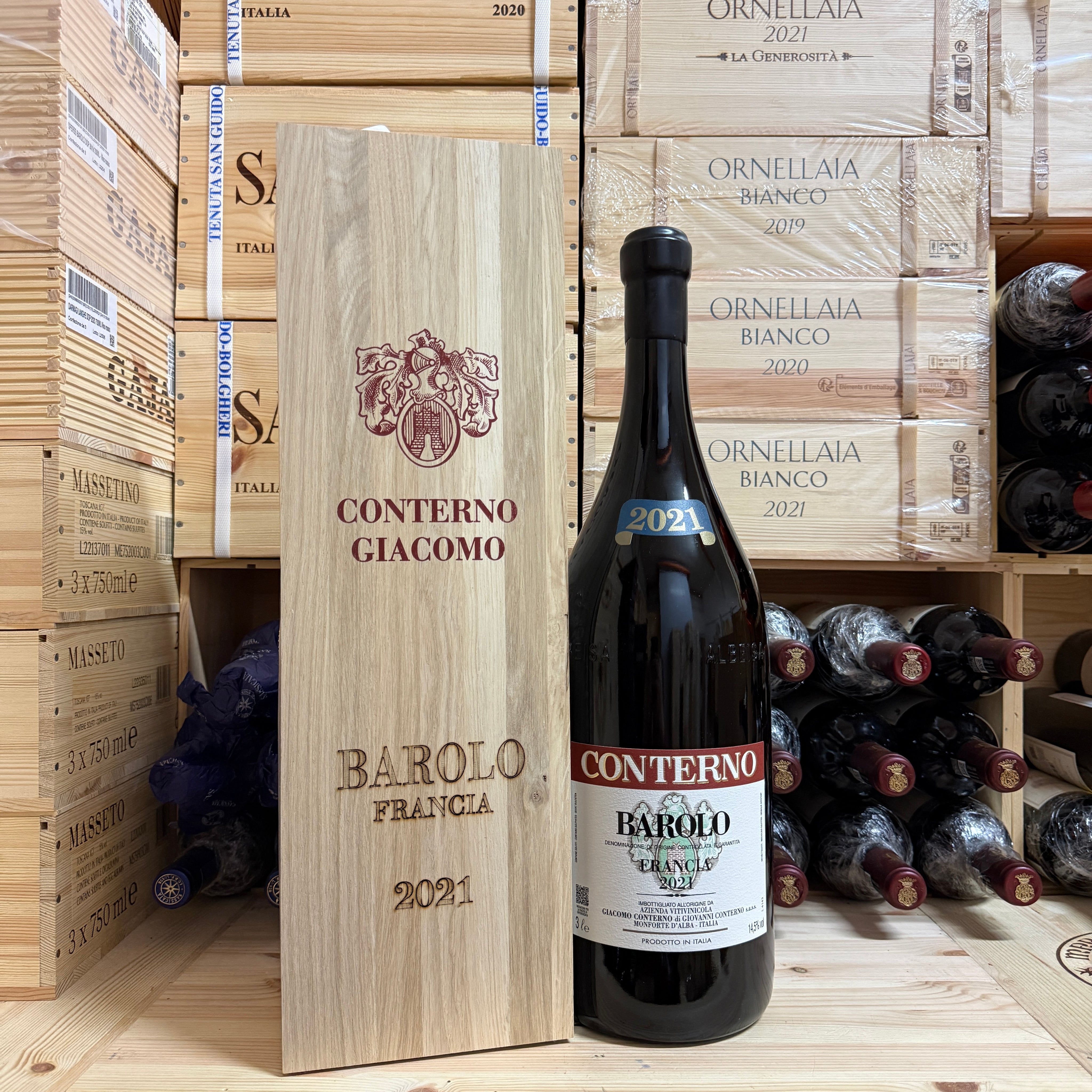 Barolo Cascina Francia DOCG 2021 Jeroboam Giacomo Conterno - in Cassa Legno