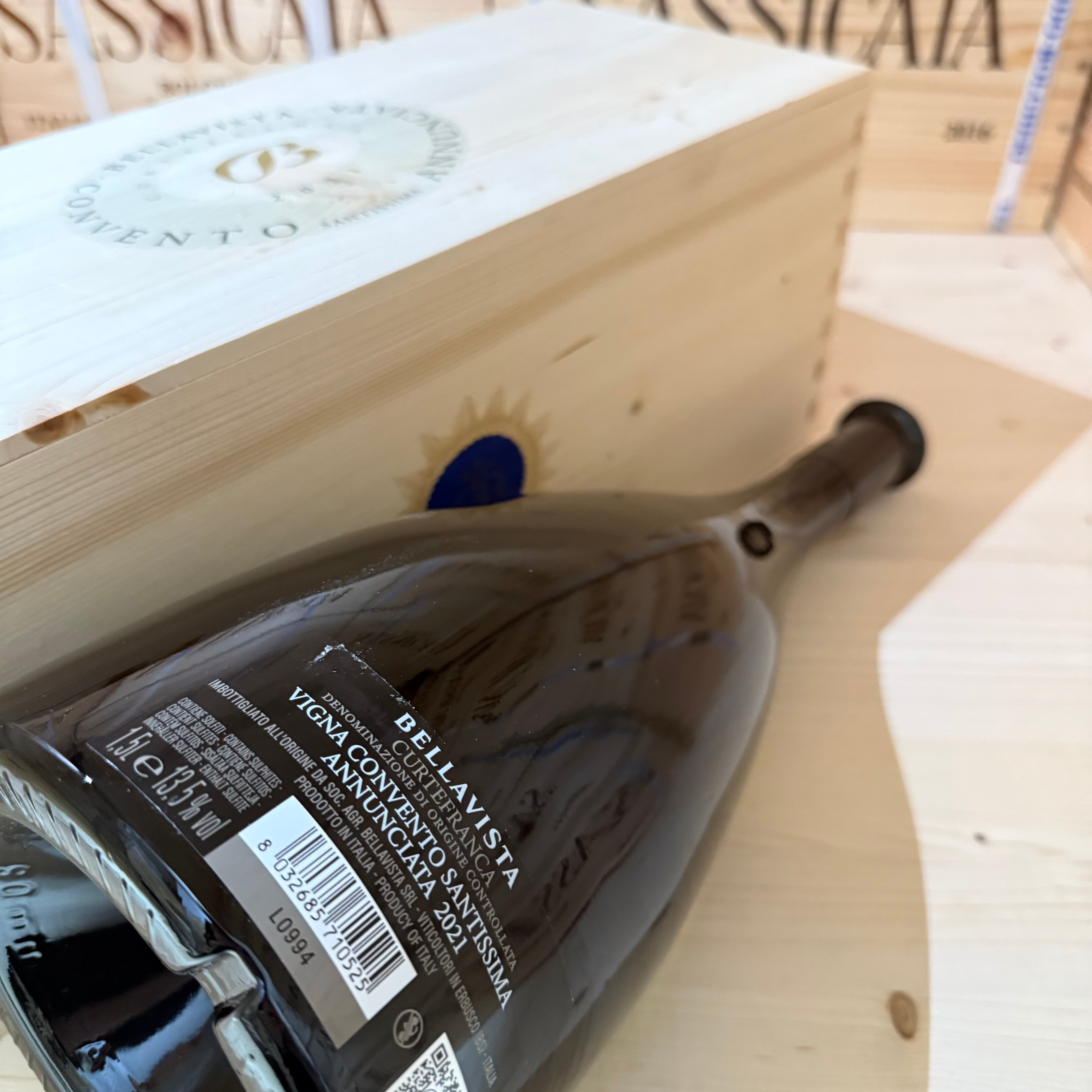 Bellavista Convento Santissima Annunciata 2021 Magnum Curtefranca Bianco DOC - in Cassa Legno