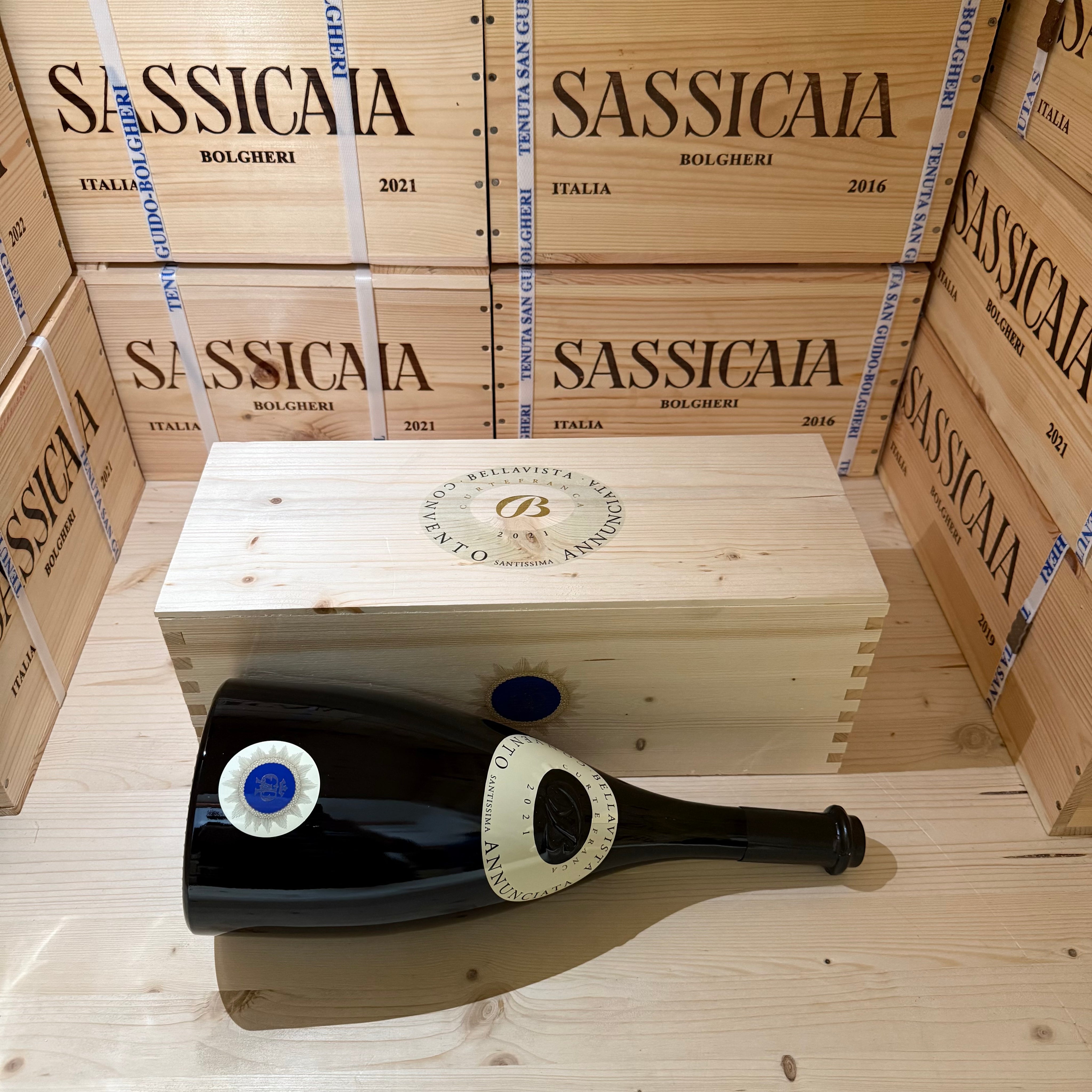 Bellavista Convento Santissima Annunciata 2021 Magnum Curtefranca Bianco DOC - in Cassa Legno