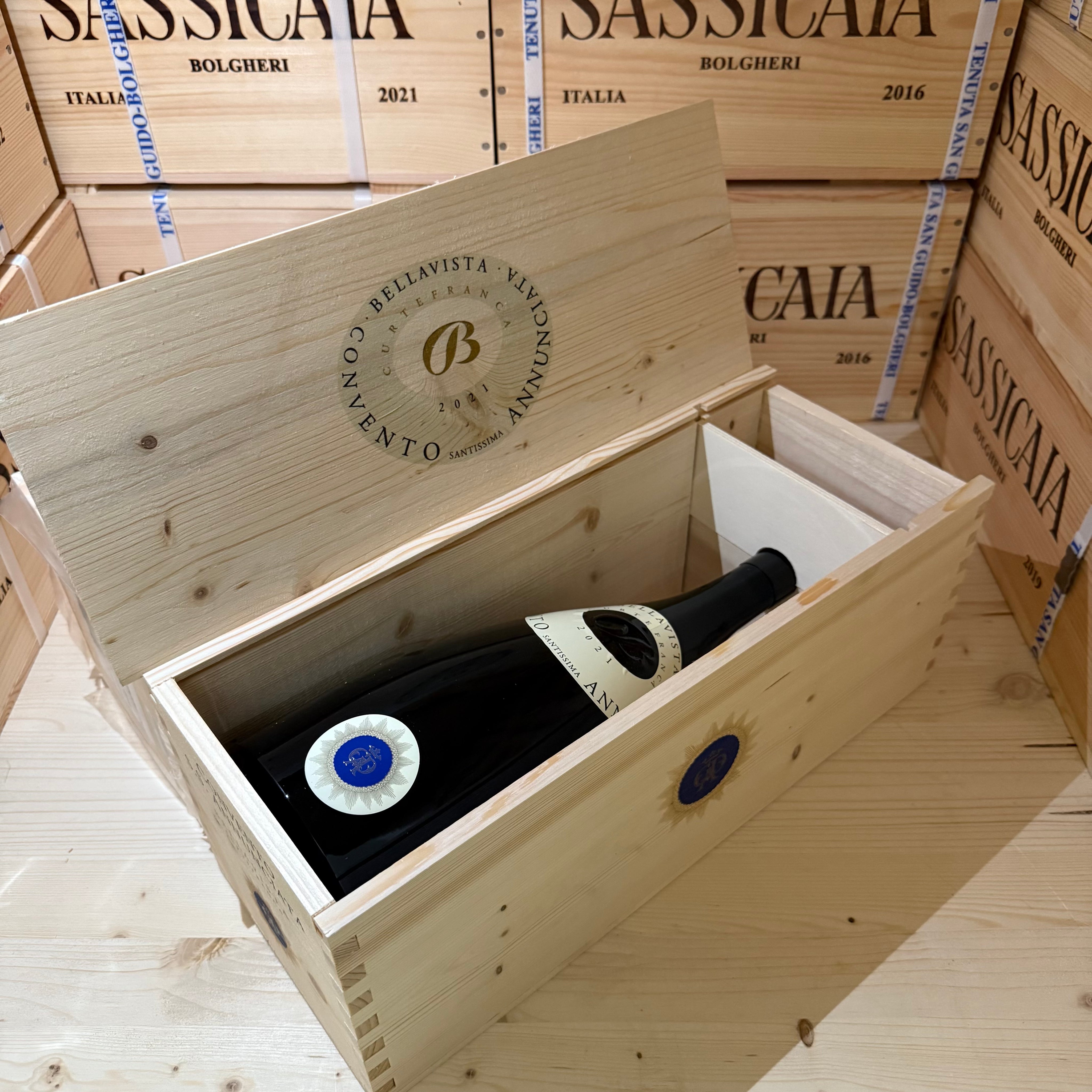 Bellavista Convento Santissima Annunciata 2021 Magnum Curtefranca Bianco DOC - in Cassa Legno