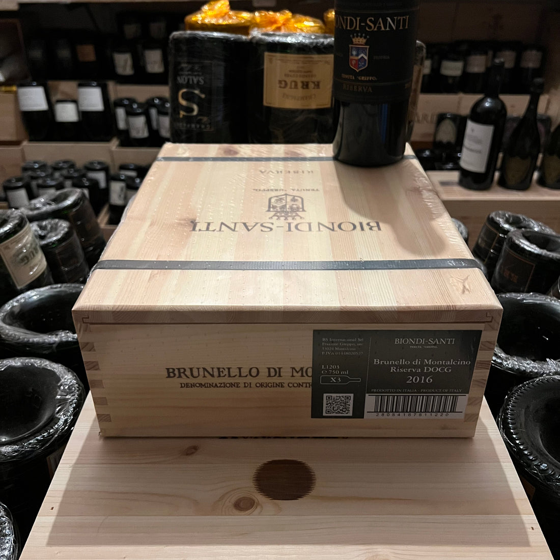 Biondi Santi Riserva 2016 cassa