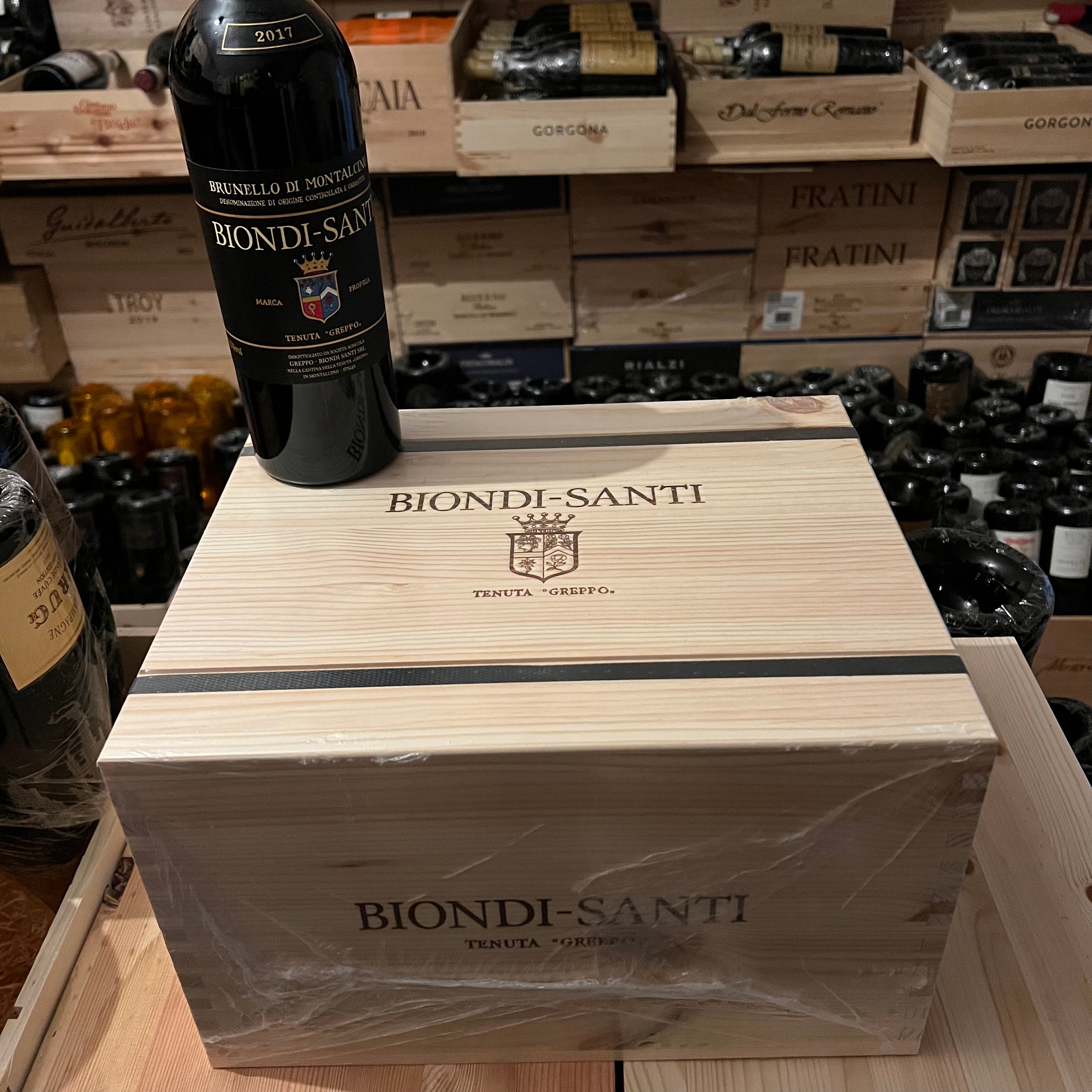 Brunello Biondi Santi 2017 - Cassa Legno 6 Bottiglie