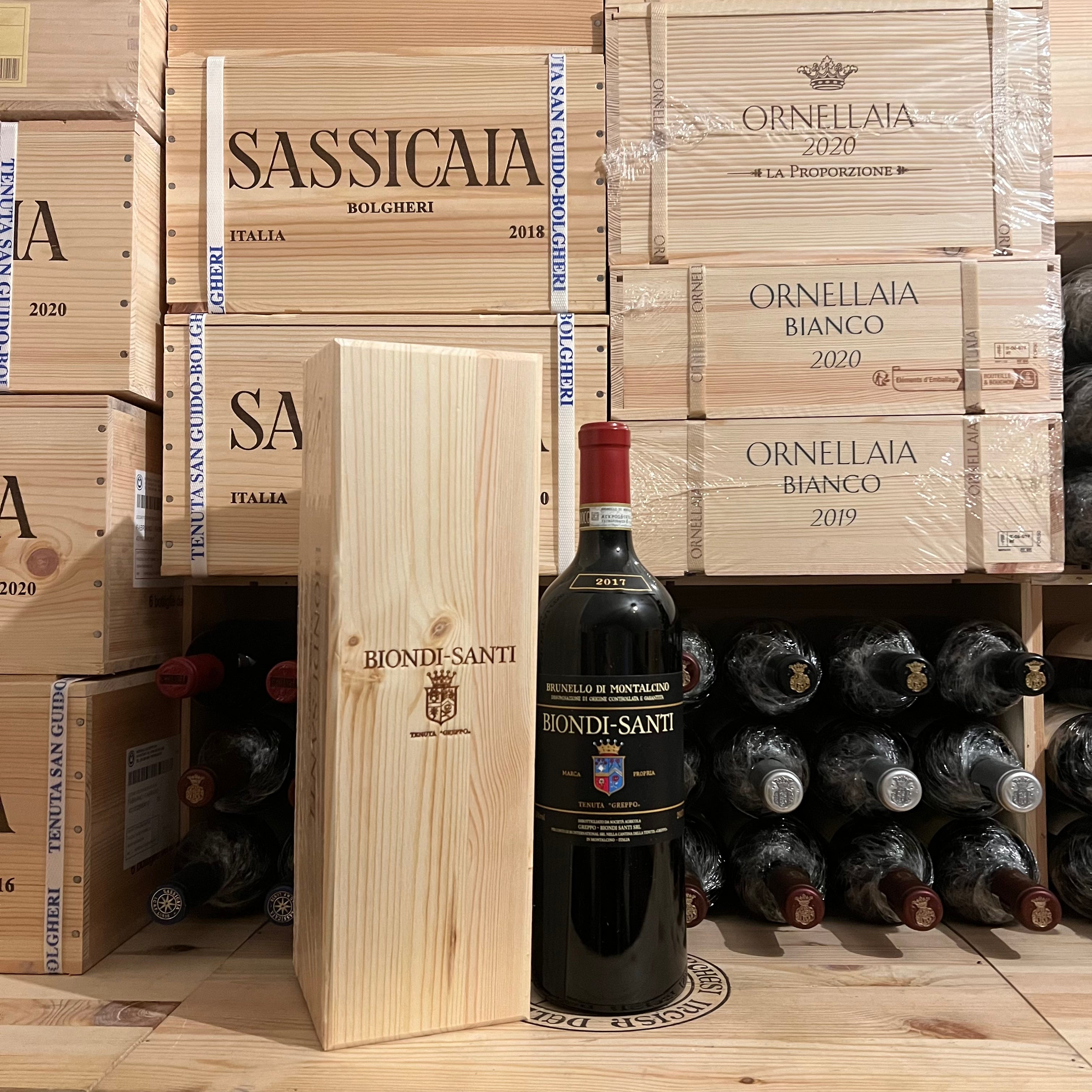Brunello Biondi Santi 2017 Magnum in Cassa Legno