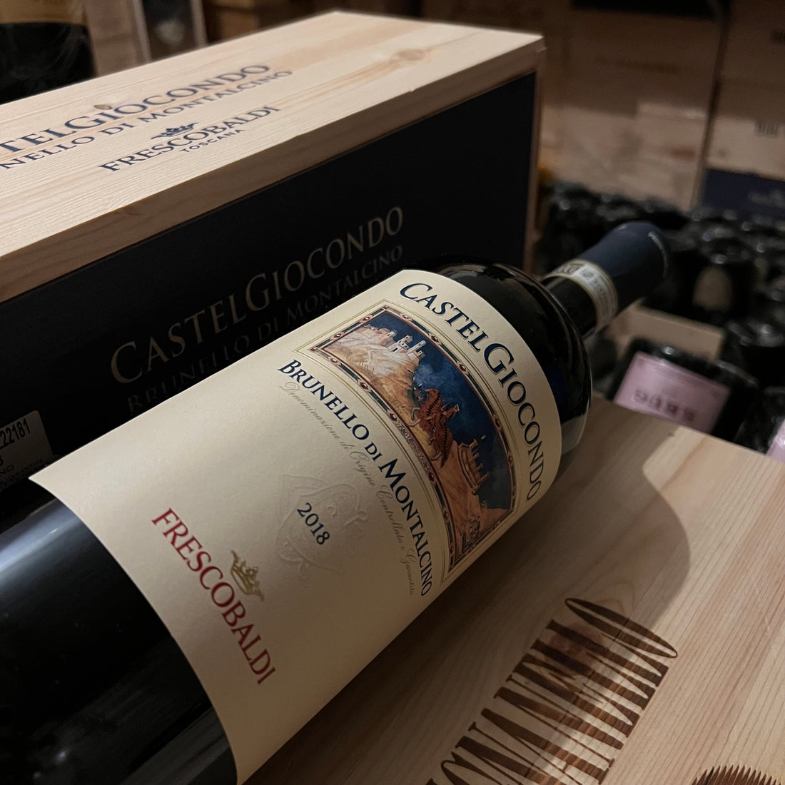 Brunello di Montalcino Castelgiocondo 2018 Magnum Marchesi Frescobaldi in Cassa Legno