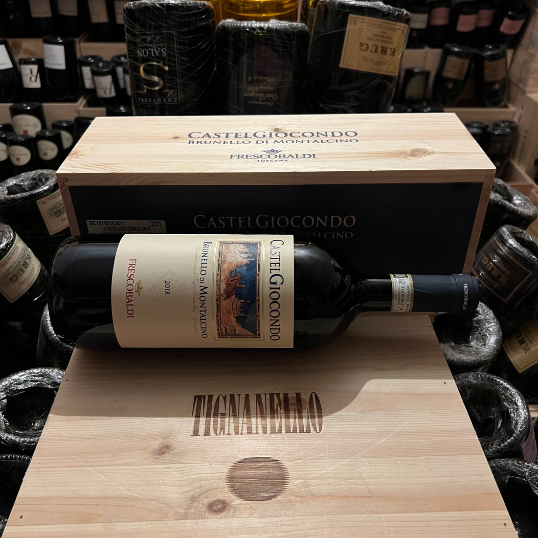 Brunello di Montalcino Castelgiocondo 2018 Magnum Marchesi Frescobaldi in Cassa Legno