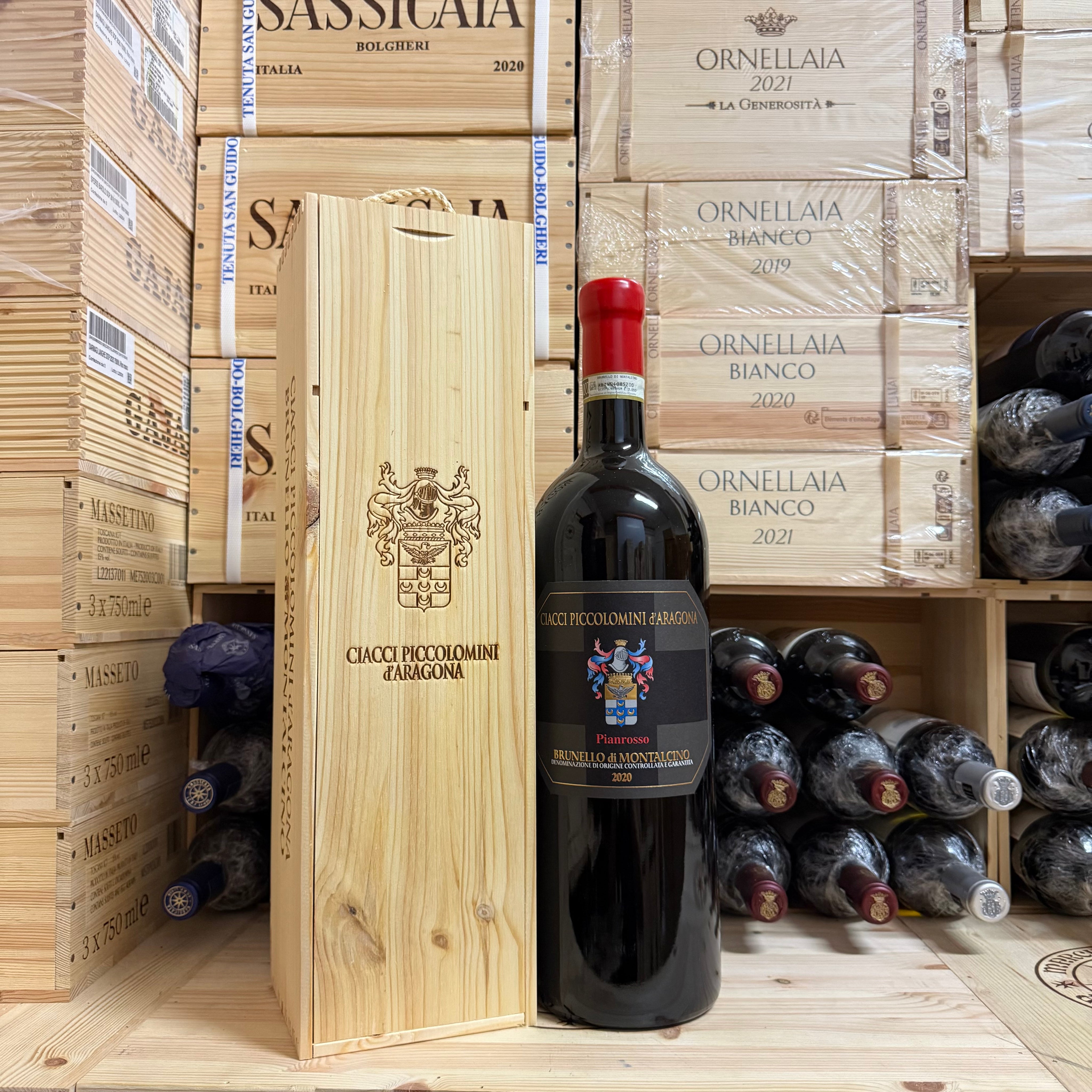 Brunello di Montalcino DOCG Pianrosso 2020 Jeroboam Ciacci Piccolomini d'Aragona - in Cassa Legno