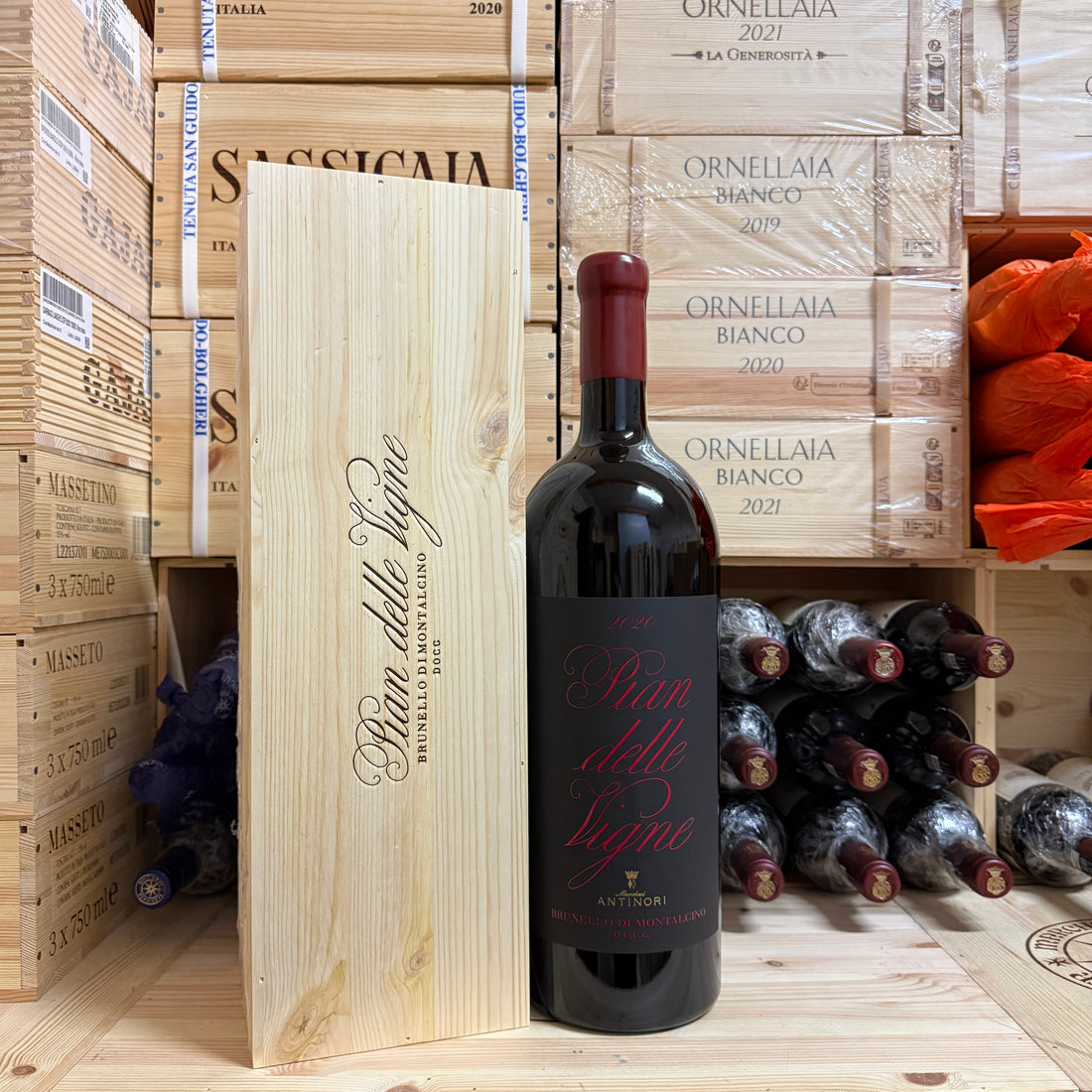 Brunello di Montalcino Pian delle Vigne 2020 Jeroboam Marchesi Antinori - in Cassa Legno
