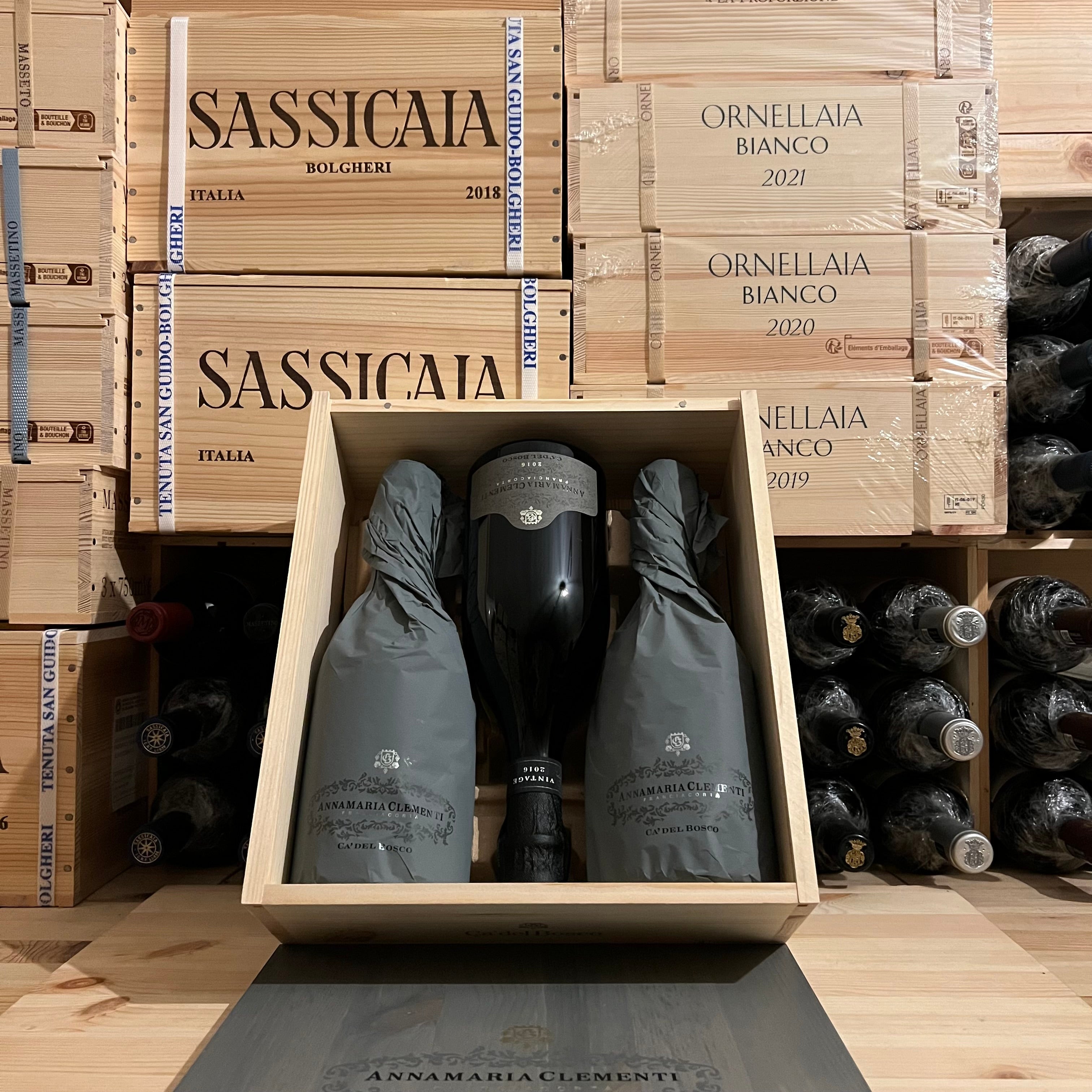 Ca Del Bosco Annamaria Clementi 2016 Franciacorta DOCG - Cassa Legno 3 Bottiglie