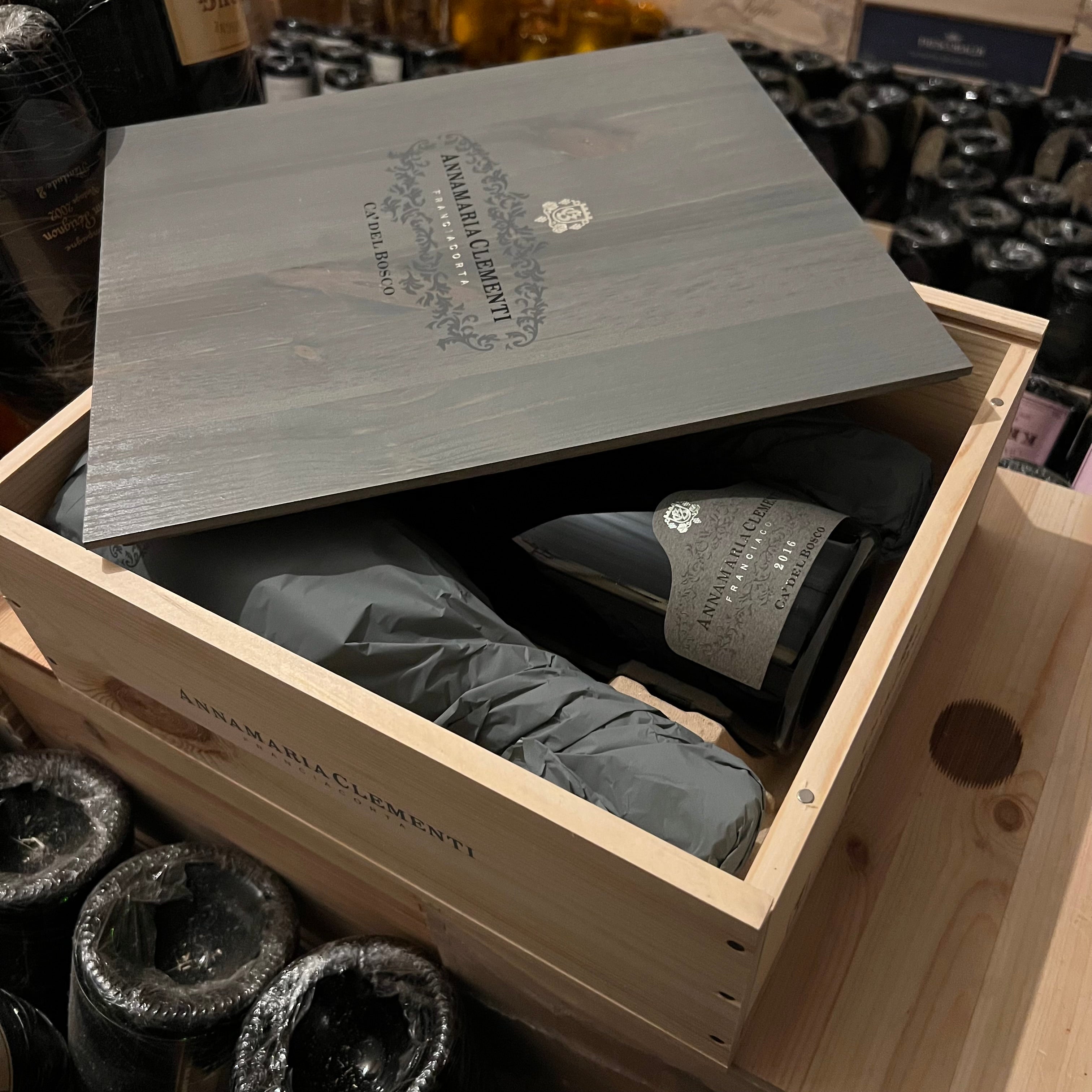 Ca Del Bosco Annamaria Clementi 2016 Franciacorta DOCG - Cassa Legno 3 Bottiglie