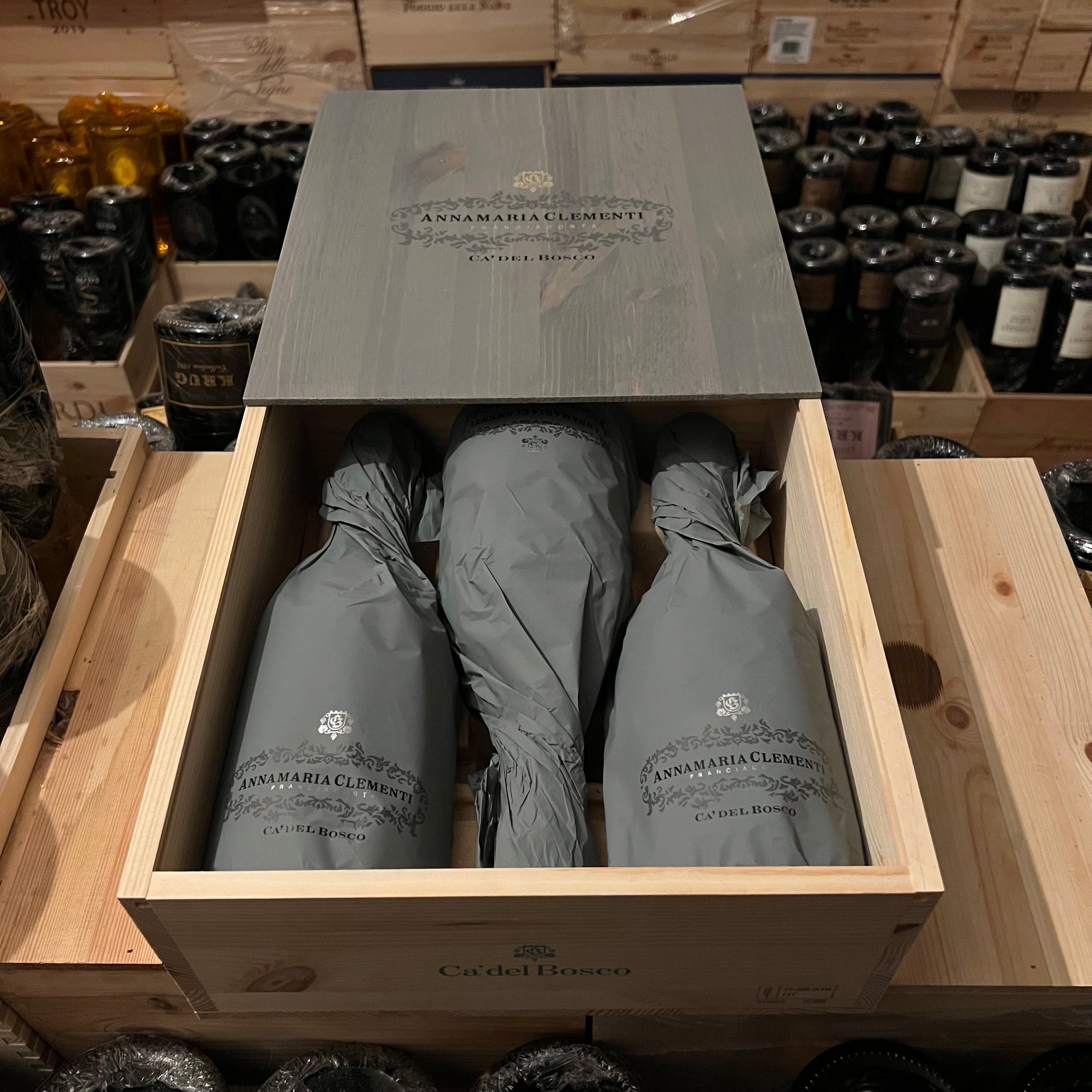 Ca Del Bosco Annamaria Clementi 2016 Franciacorta DOCG - Cassa Legno 3 Bottiglie