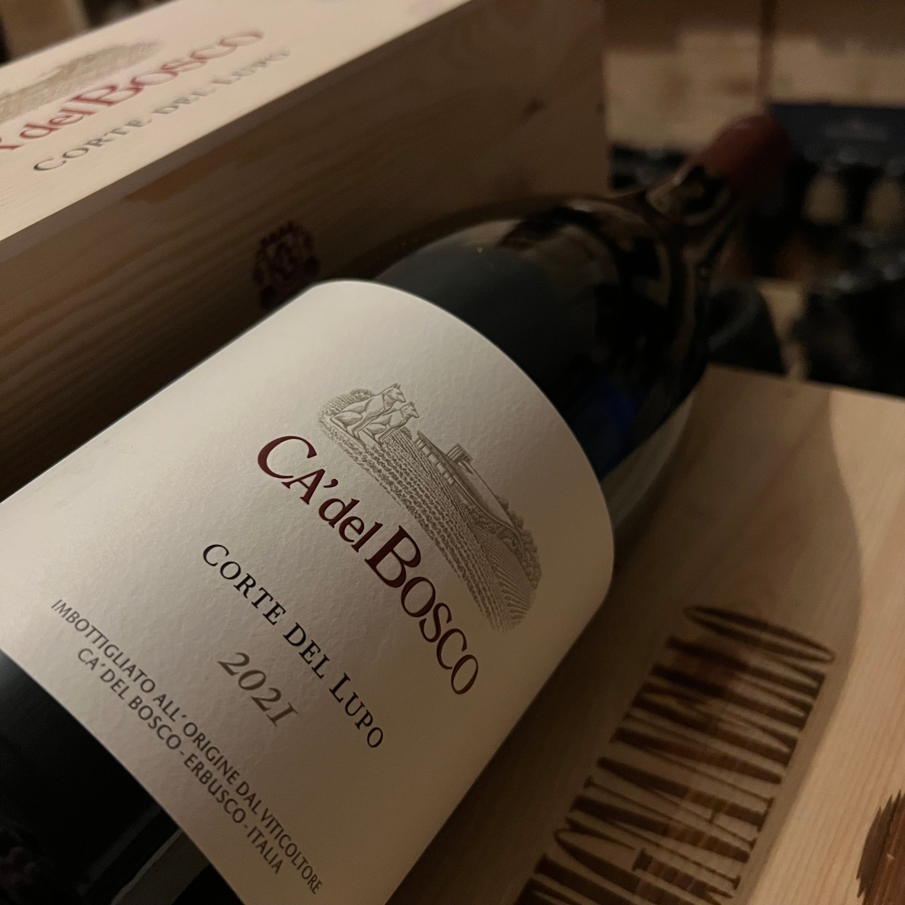 Ca Del Bosco Corte del Lupo Rosso 2021 Magnum - in Cassa Legno