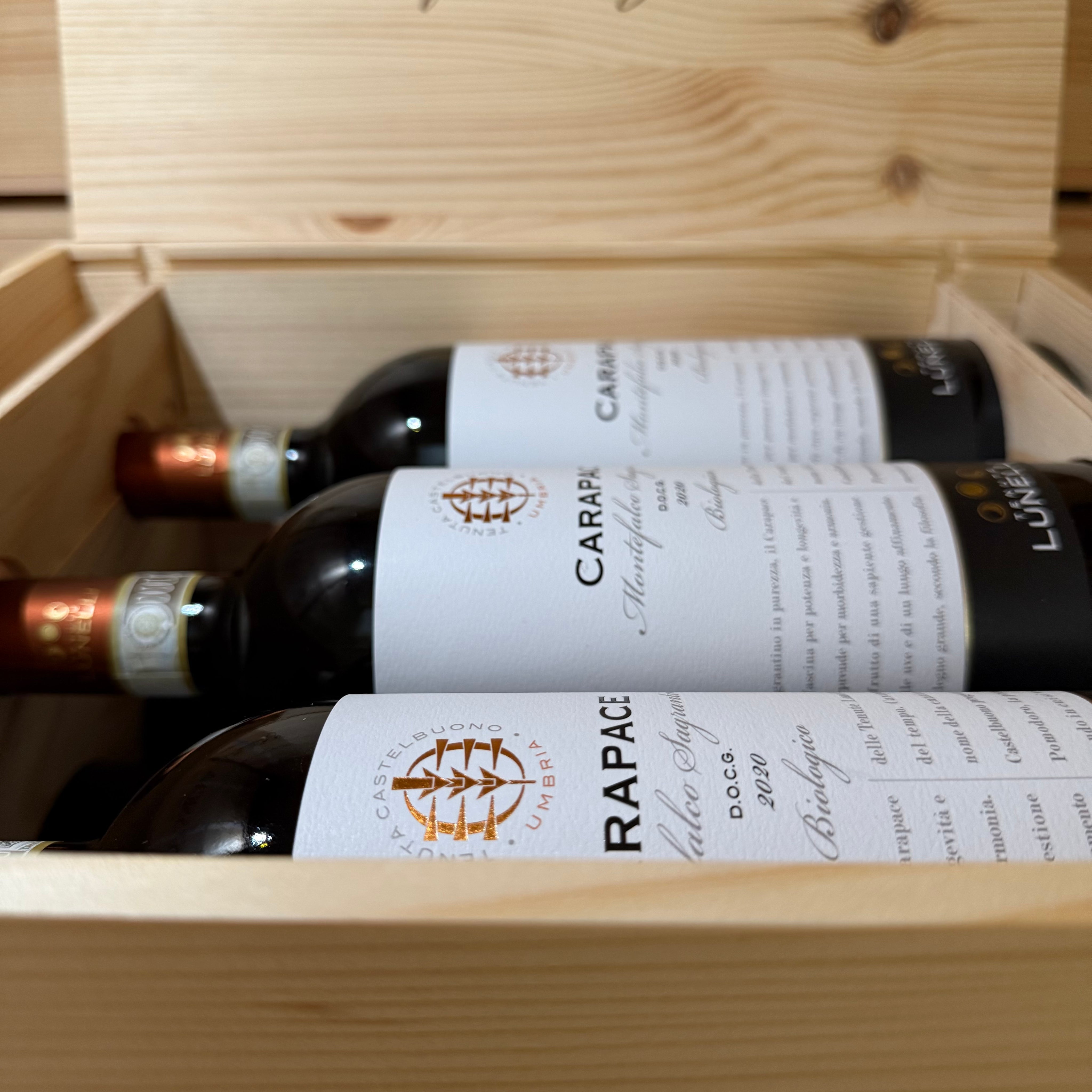 Carapace 2020 Montefalco Sagrantino DOCG Tenute Lunelli - Cassa Legno 6 Bottiglie