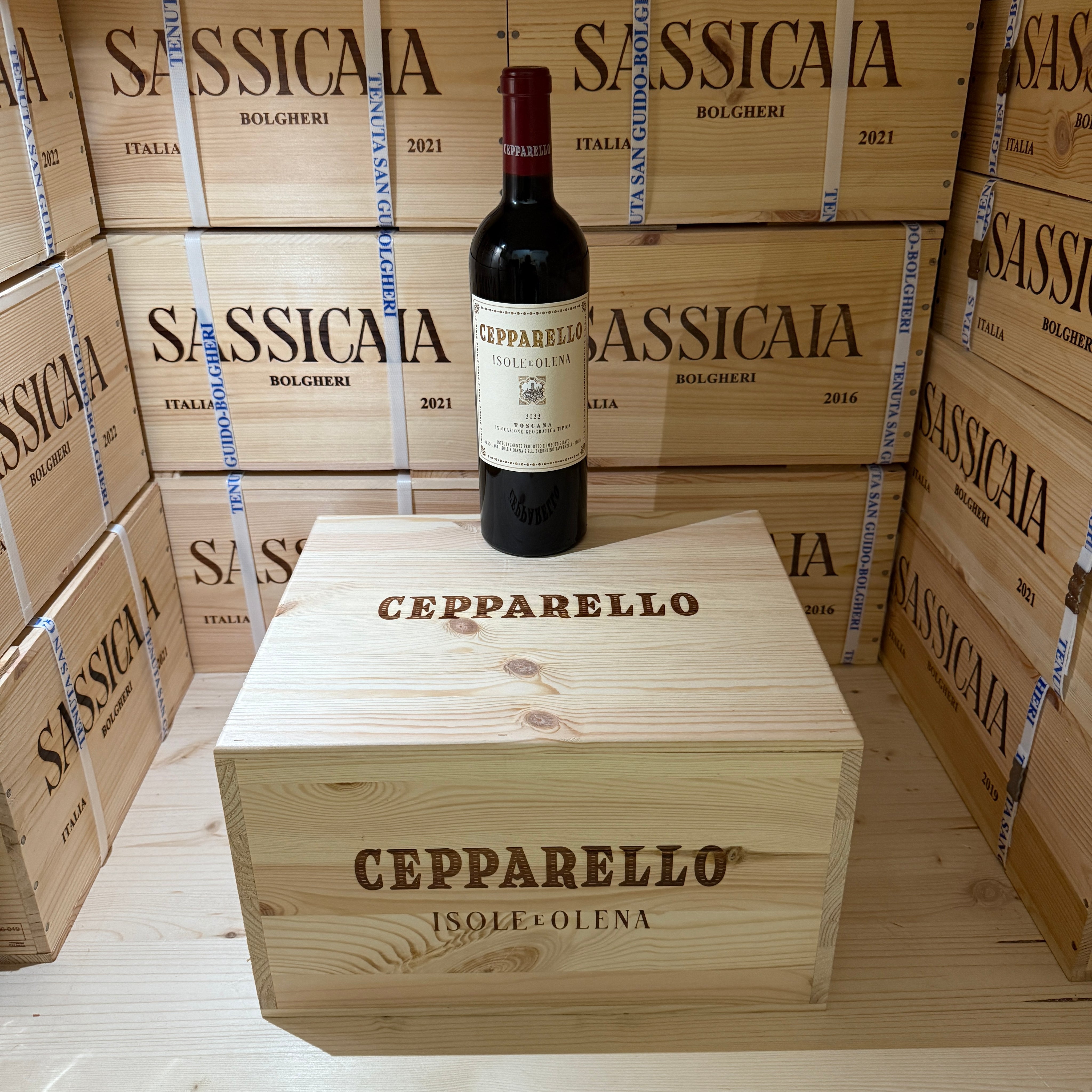 Cepparello 2022 Toscana Rosso IGT Isole e Olena - Cassa Legno 6 Bottiglie