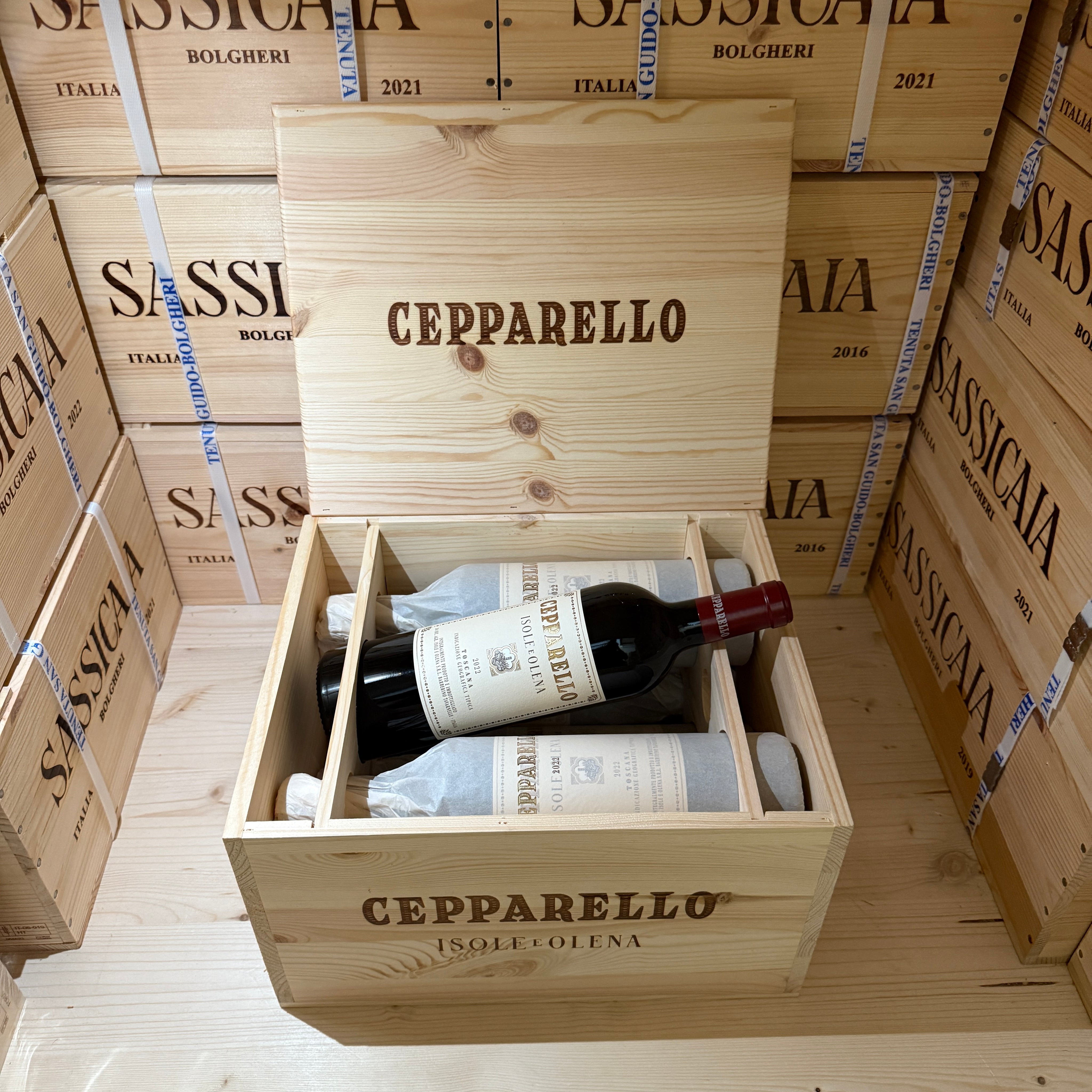 Cepparello 2022 Toscana Rosso IGT Isole e Olena - Cassa Legno 6 Bottiglie