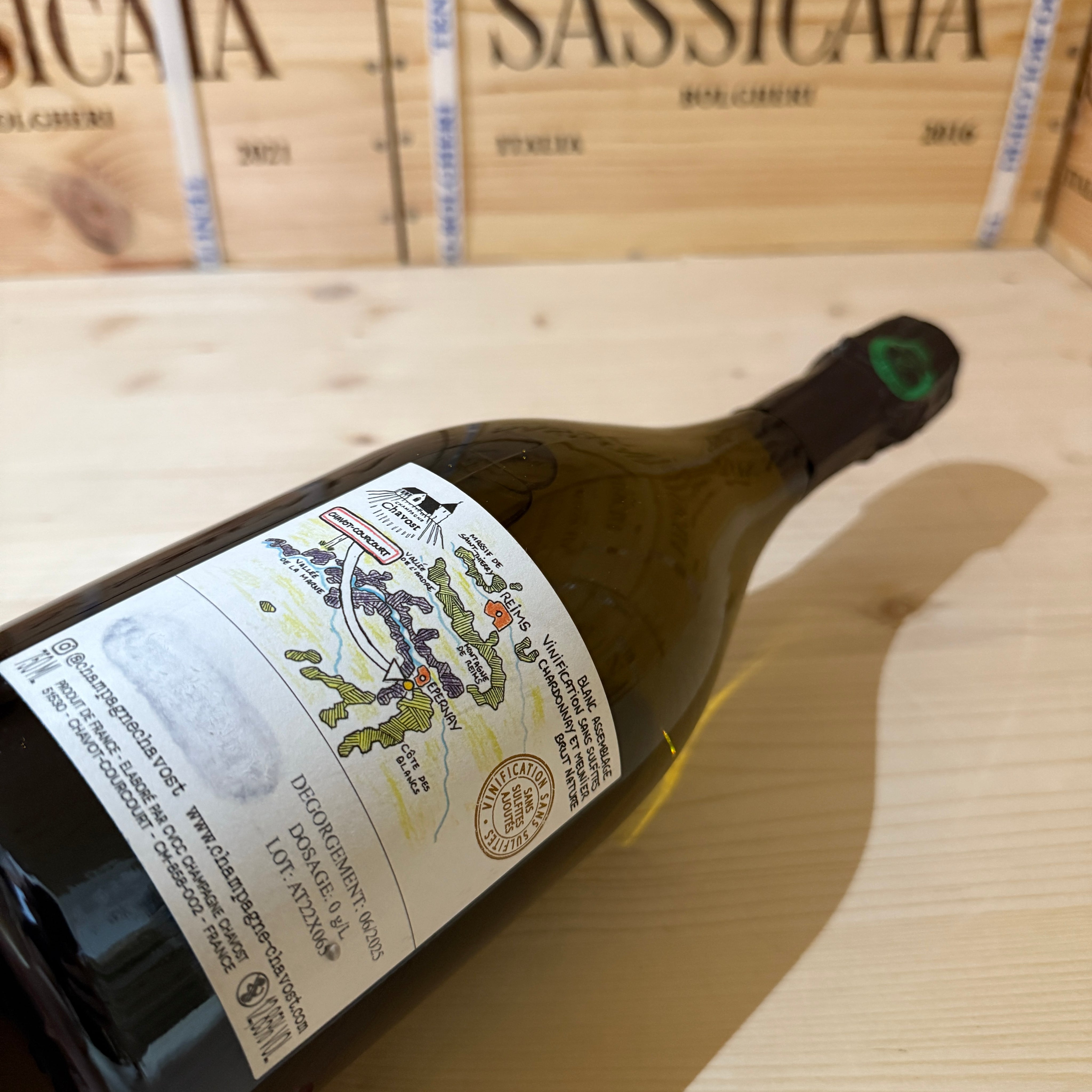 Champagne Blanc D'assemblage Brut Nature Chavost