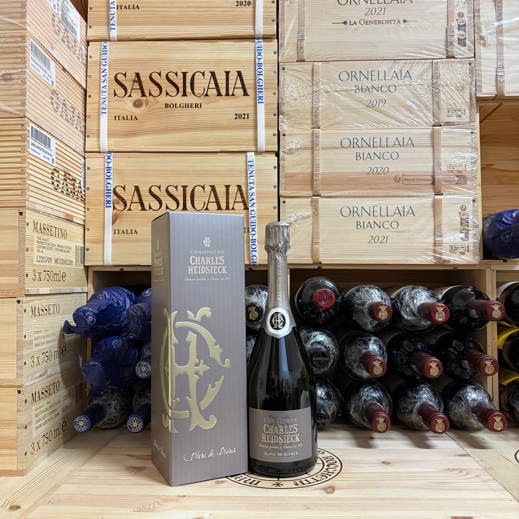 Champagne Charles Heidsieck Blanc De Blancs Astucciato - Sboccatura 2020