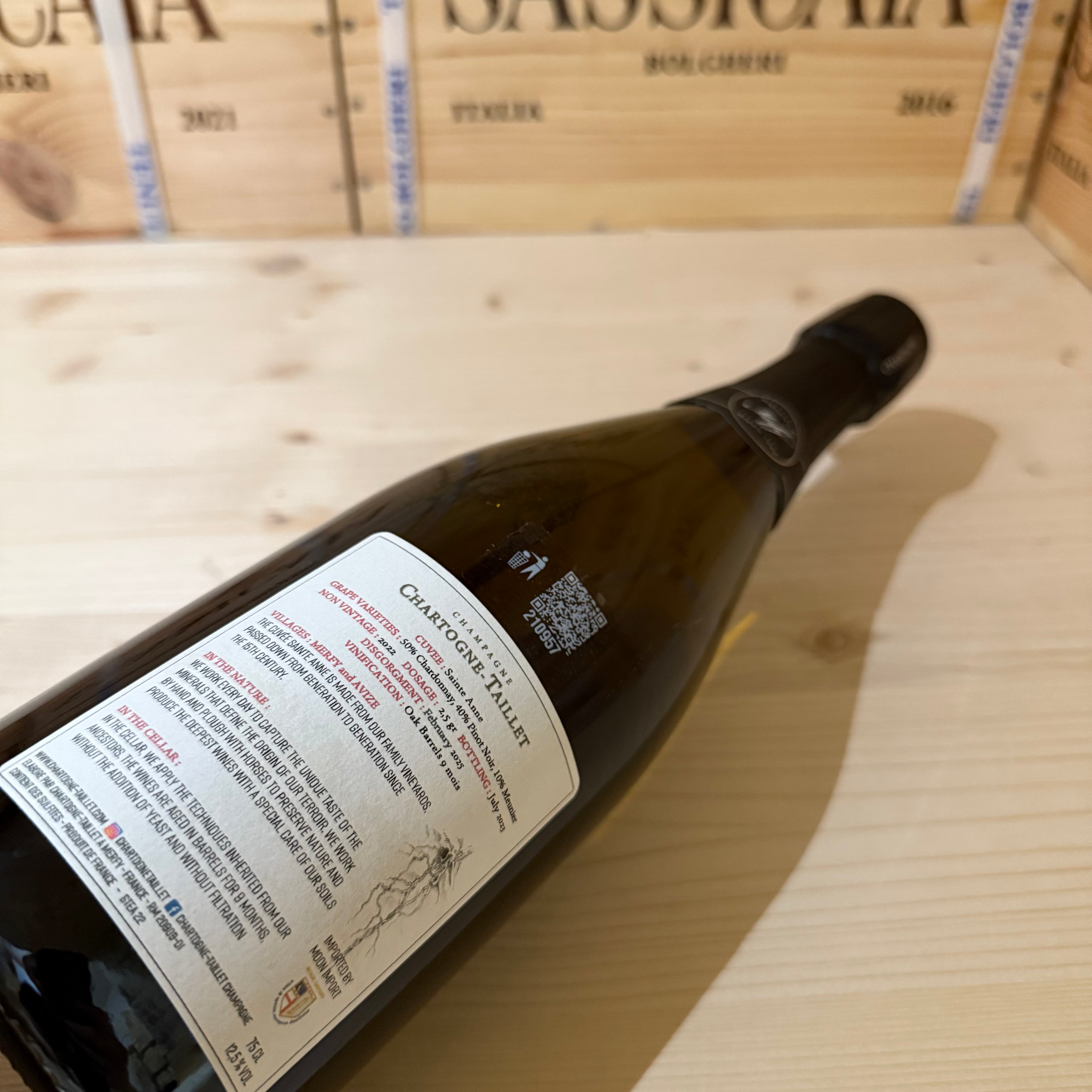 Champagne Chartogne-Taillet Sainte Anne Extra Brut - Base 2022 Deg. 02/2025