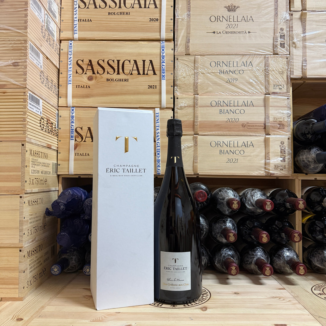 Champagne Des Grillons aux Clos Eric Taillet Magnum Astucciato