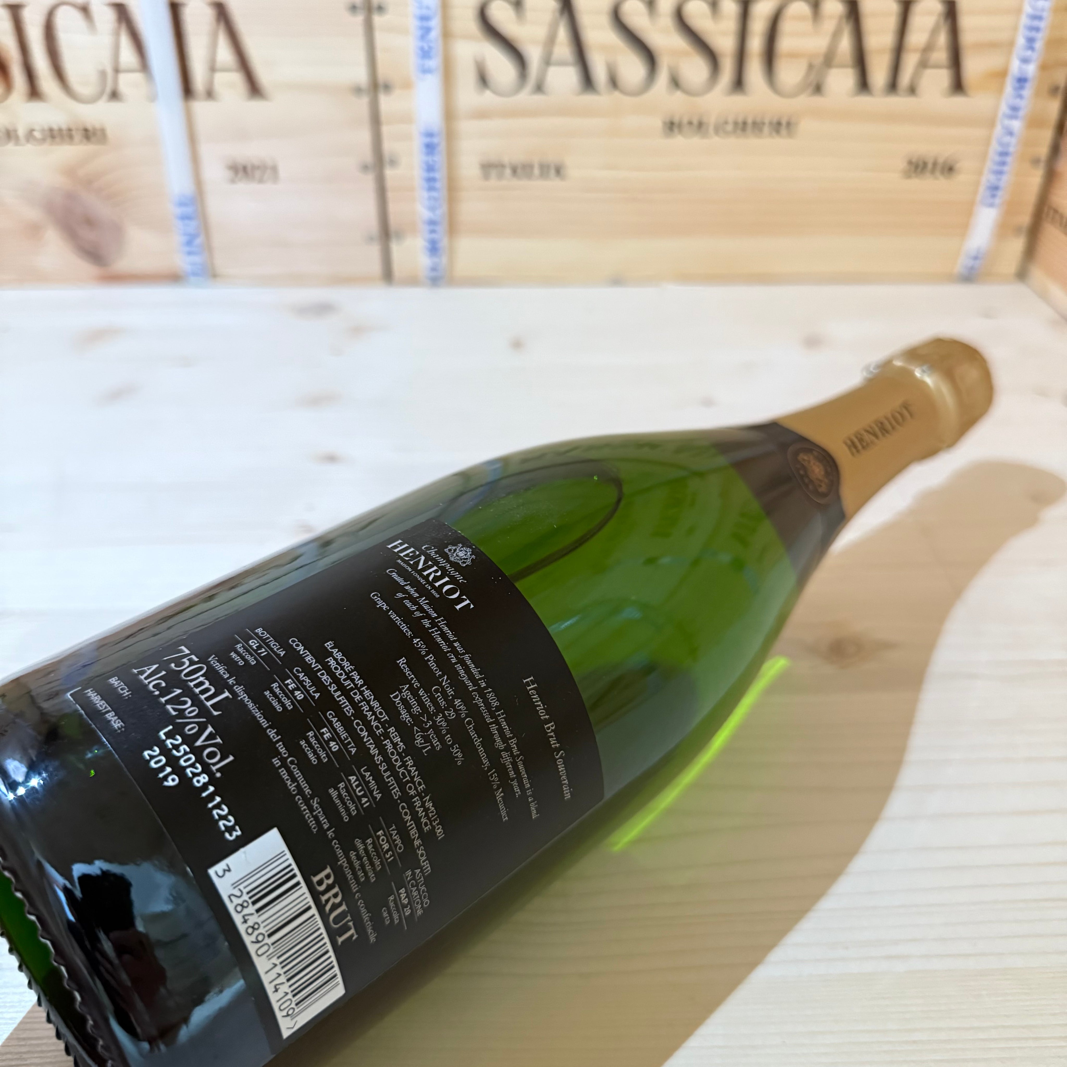 Champagne Henriot Brut Souverain V19