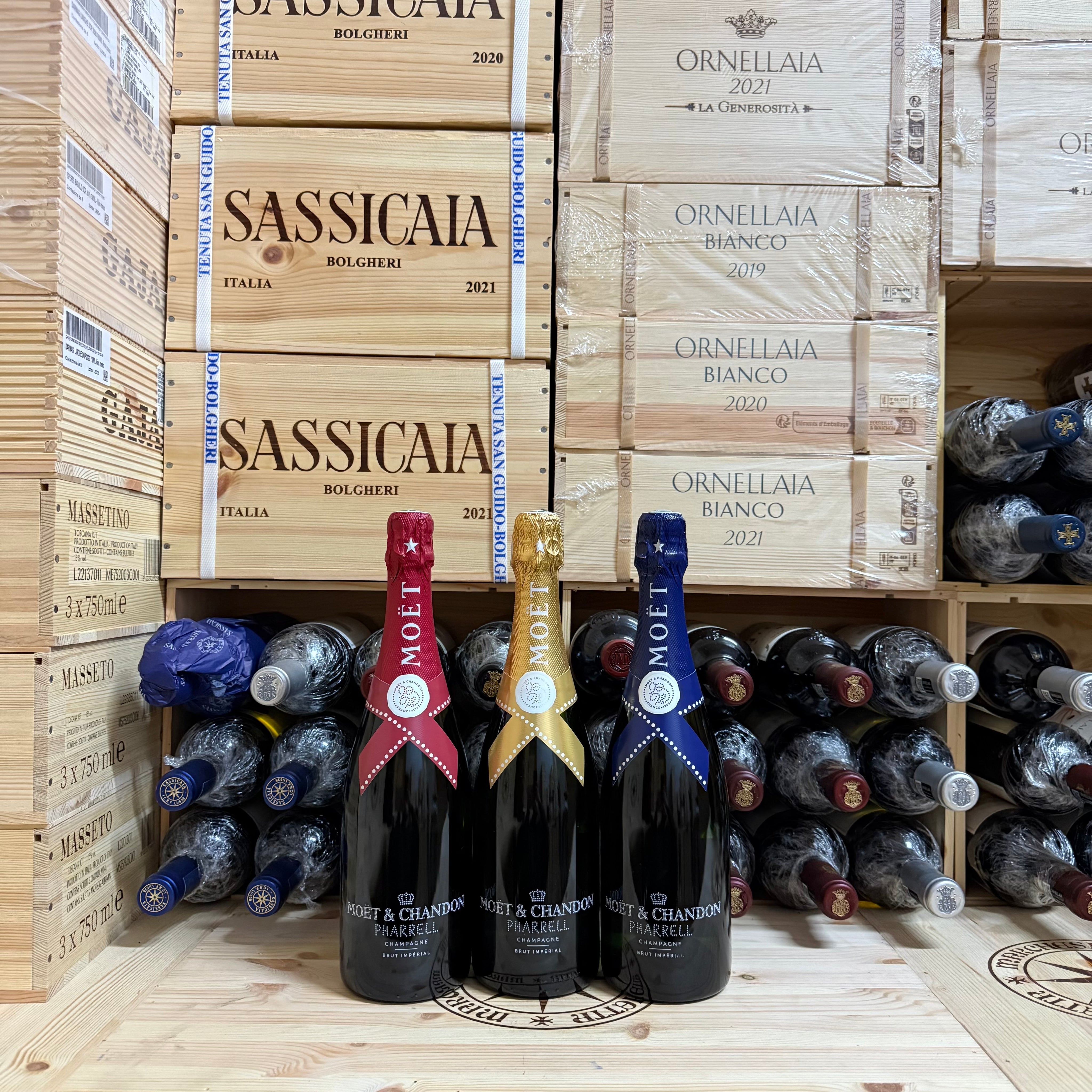 Champagne Moet & Chandon x Pharrell Williams Limited Edition - Trio