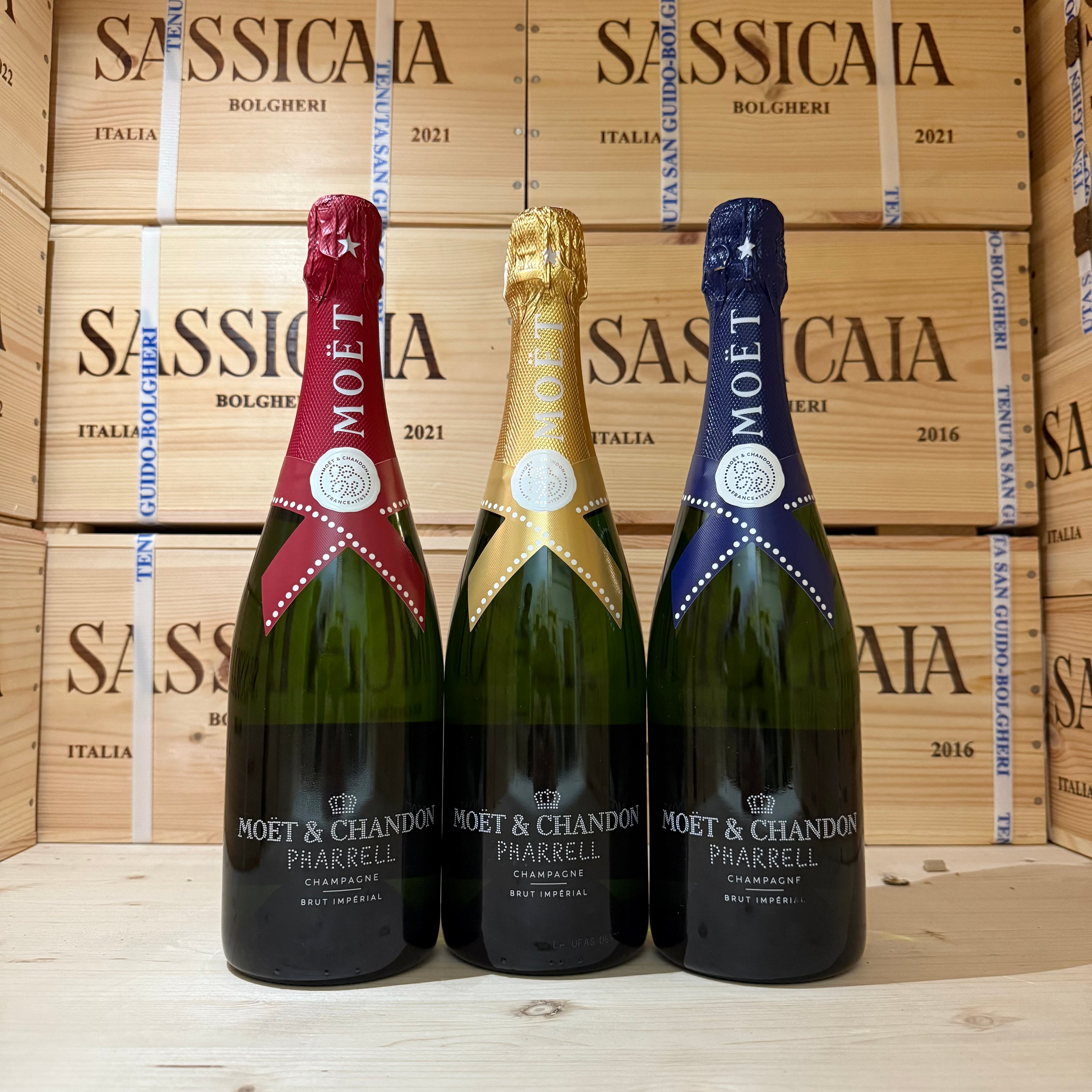 Champagne Moet & Chandon x Pharrell Williams Limited Edition - Trio