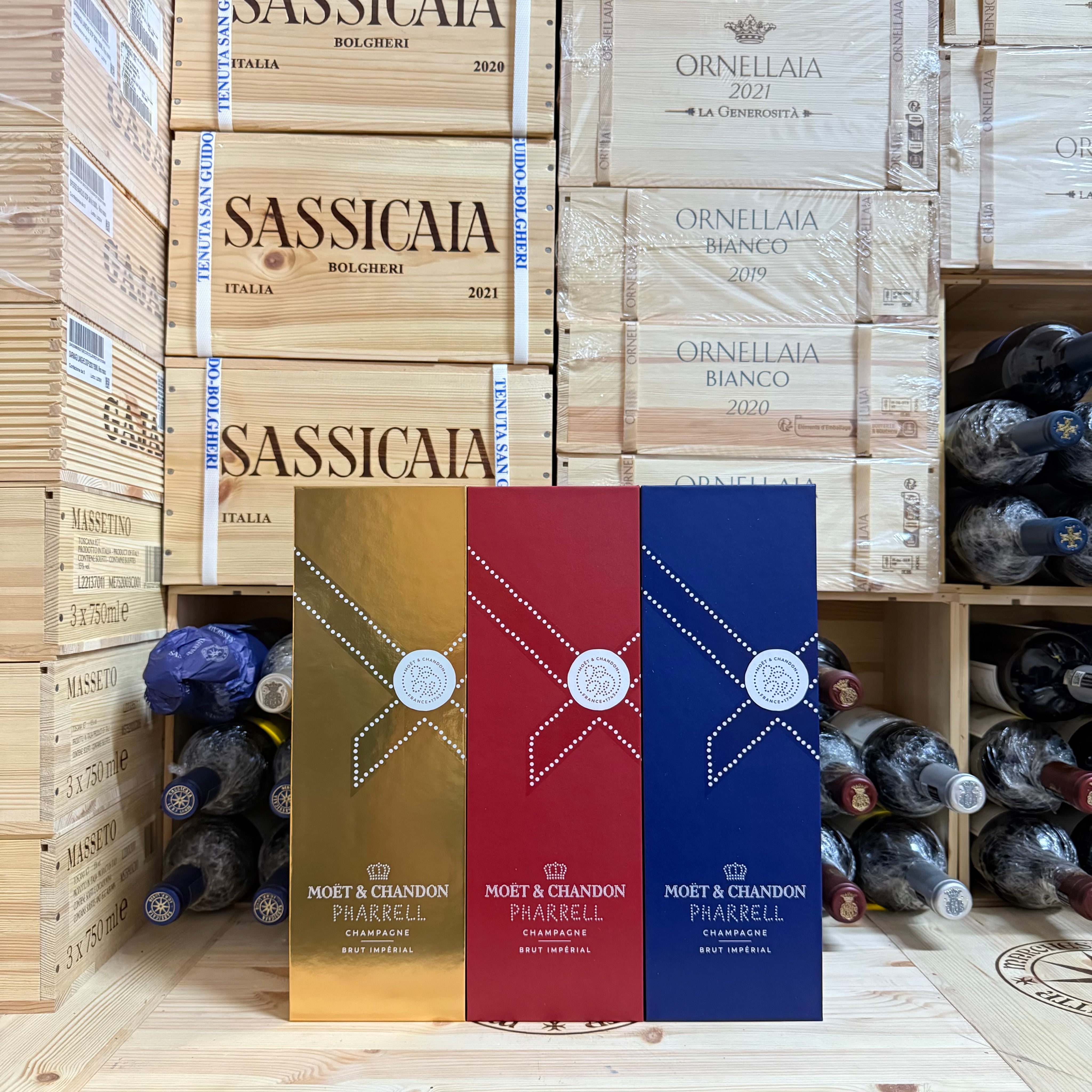 Champagne Moet & Chandon x Pharrell Williams Limited Edition - Trio Astucciato