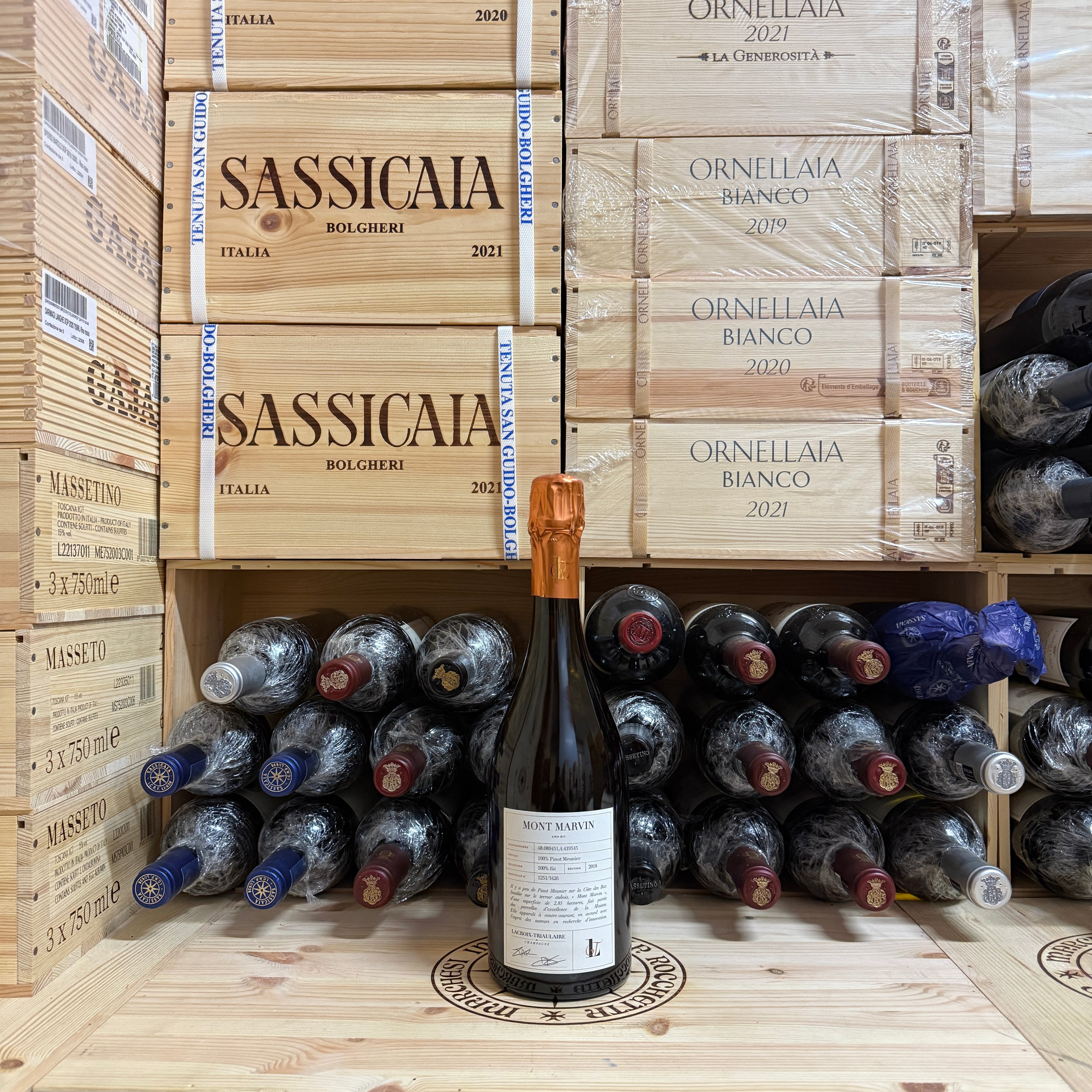 Champagne Mont Marvin Extra Brut 2018 Lacroix-Triaulaire