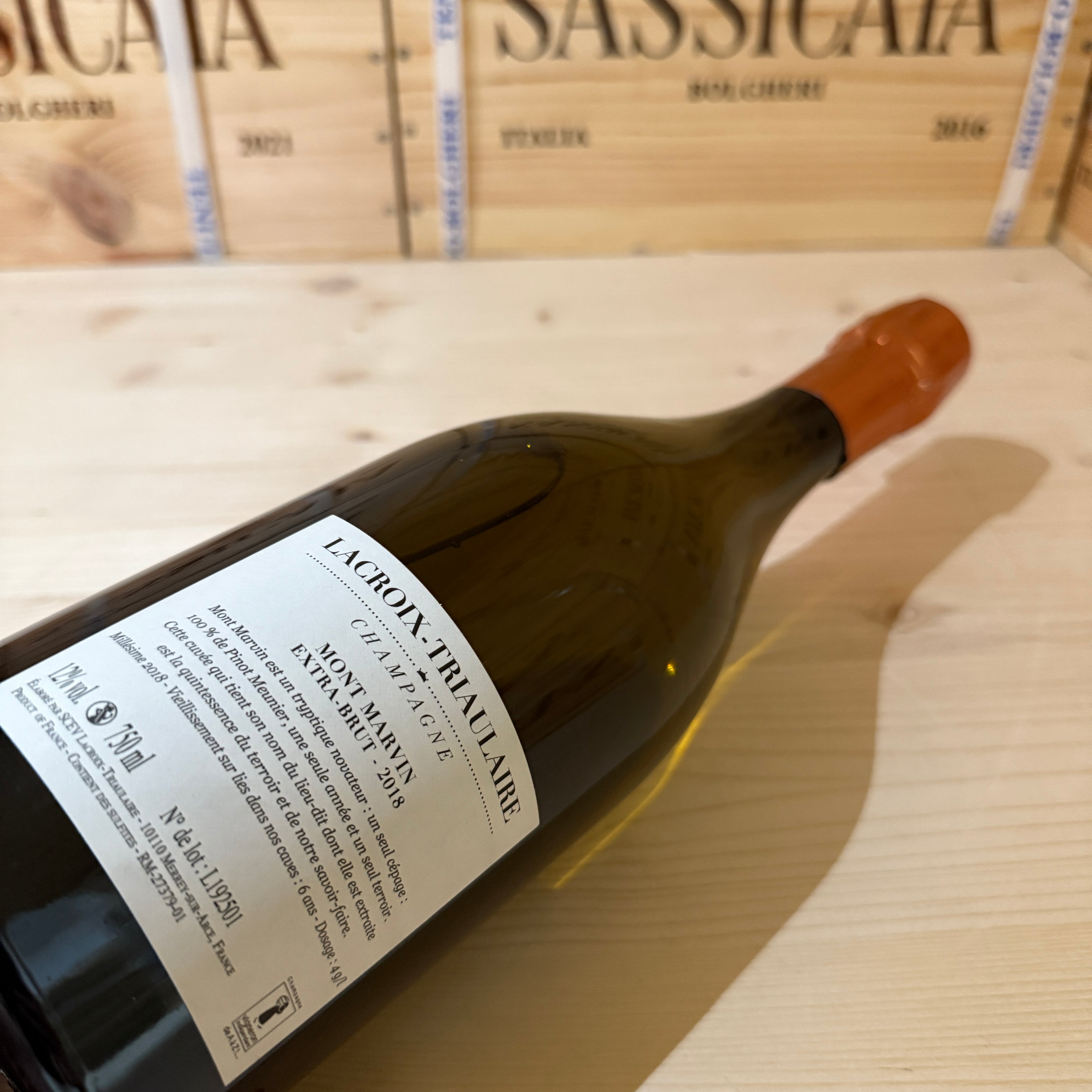 Champagne Mont Marvin Extra Brut 2018 Lacroix-Triaulaire