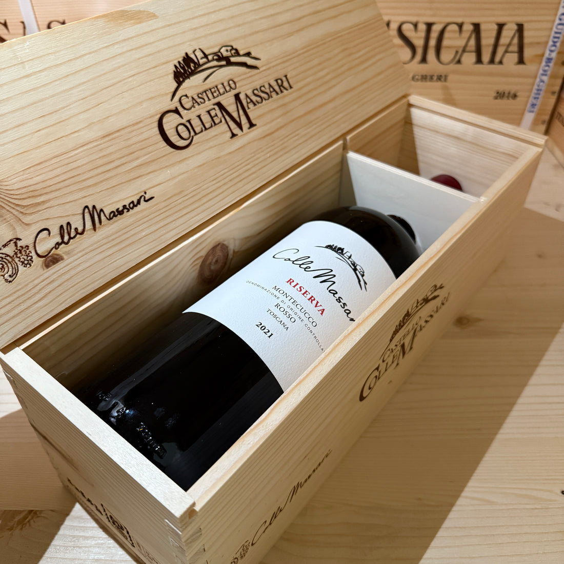 ColleMassari Montecucco Rosso Riserva 2021 Magnum - in Cassa Legno