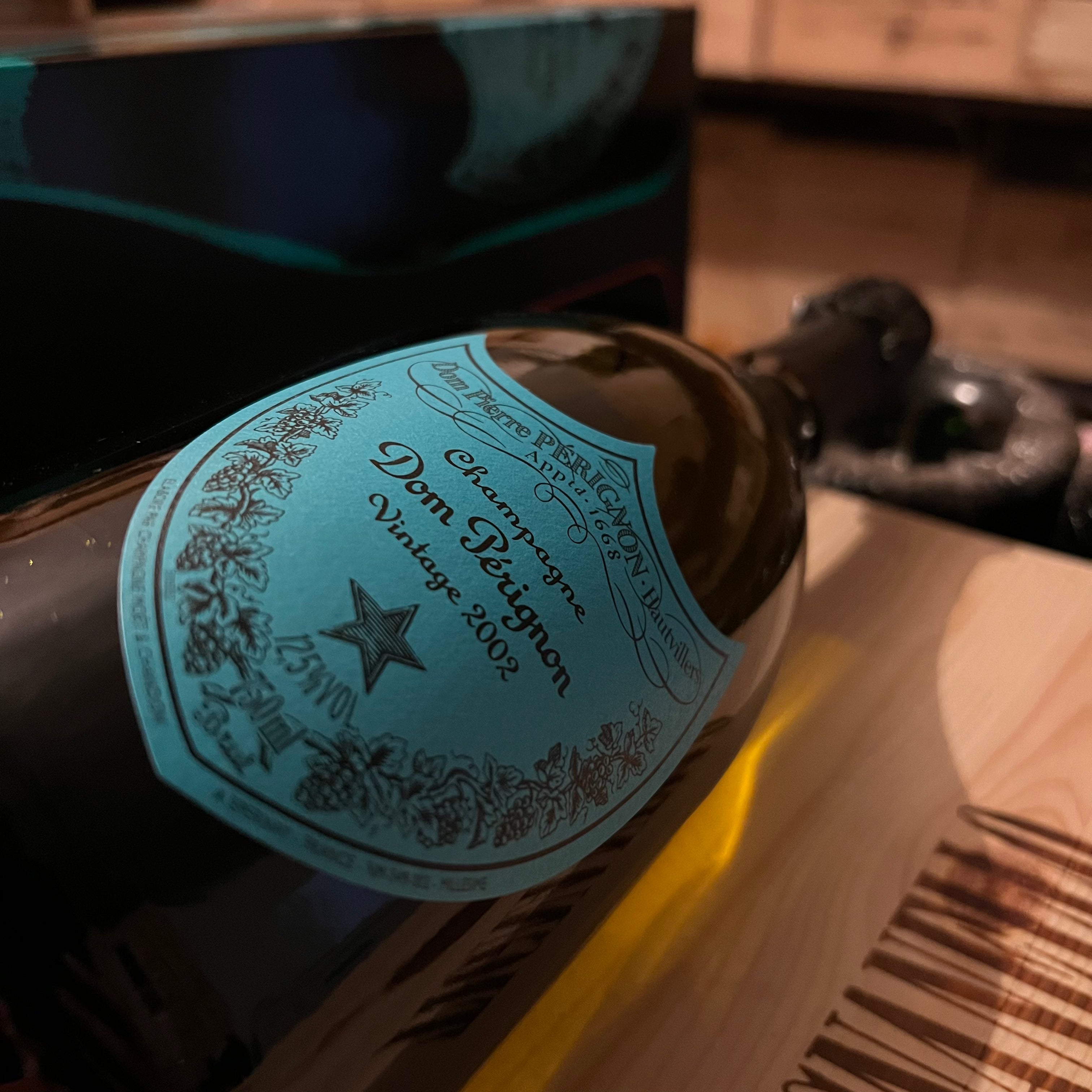 Dom Perignon 2002 Andy Warhol Limited Edition Blu Astucciato