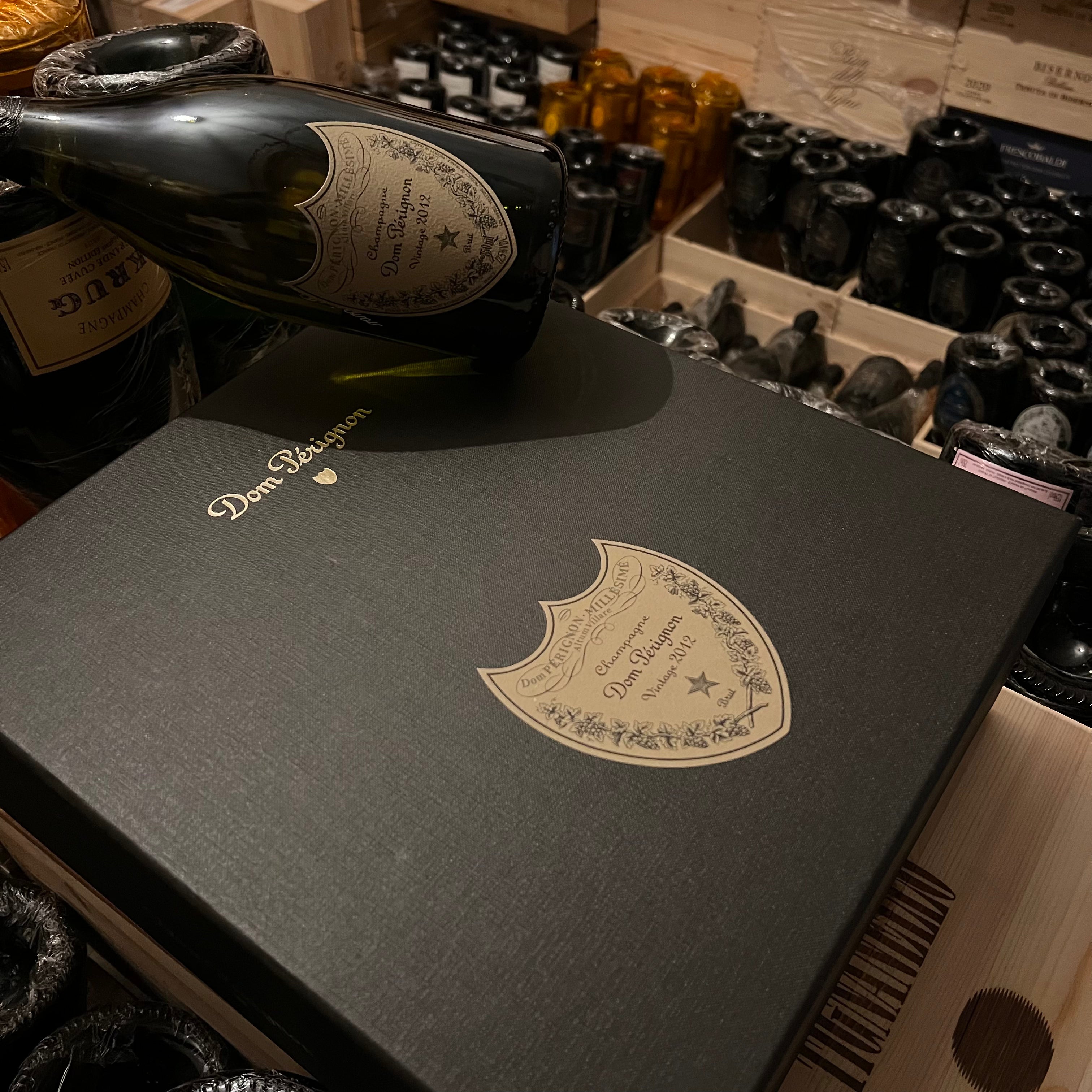 Dom Perignon Vintage 2012 Cofanetto con 2 calici Riedel