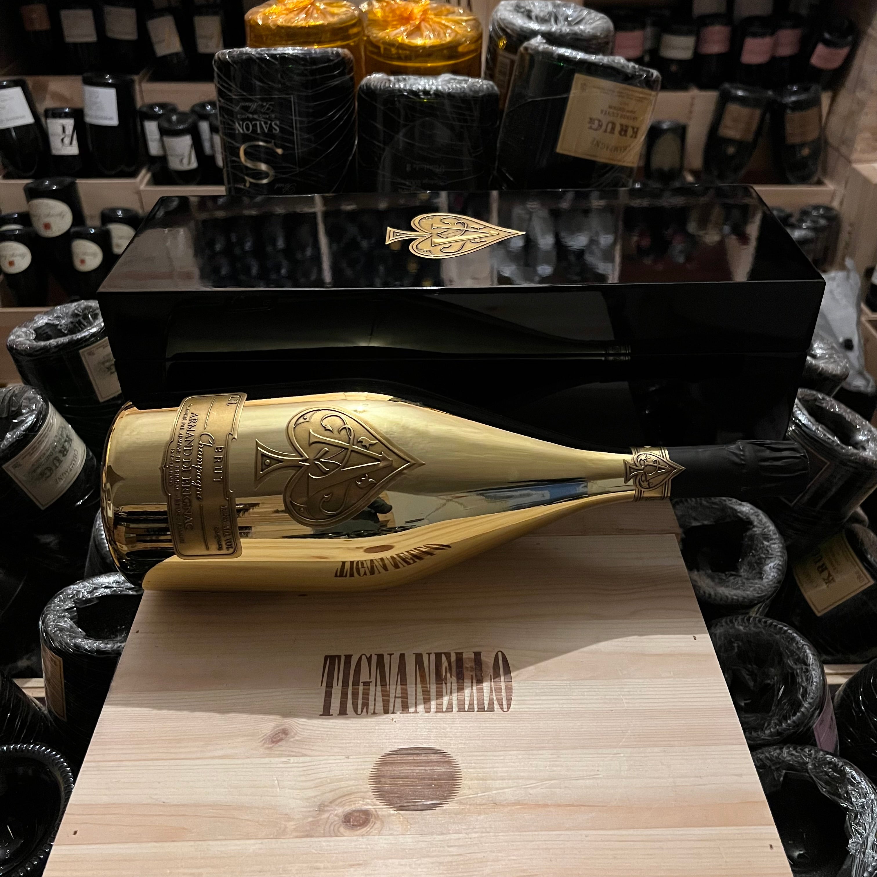 Champagne Armand de Brignac Brut Gold Magnum in Cofanetto Prestige