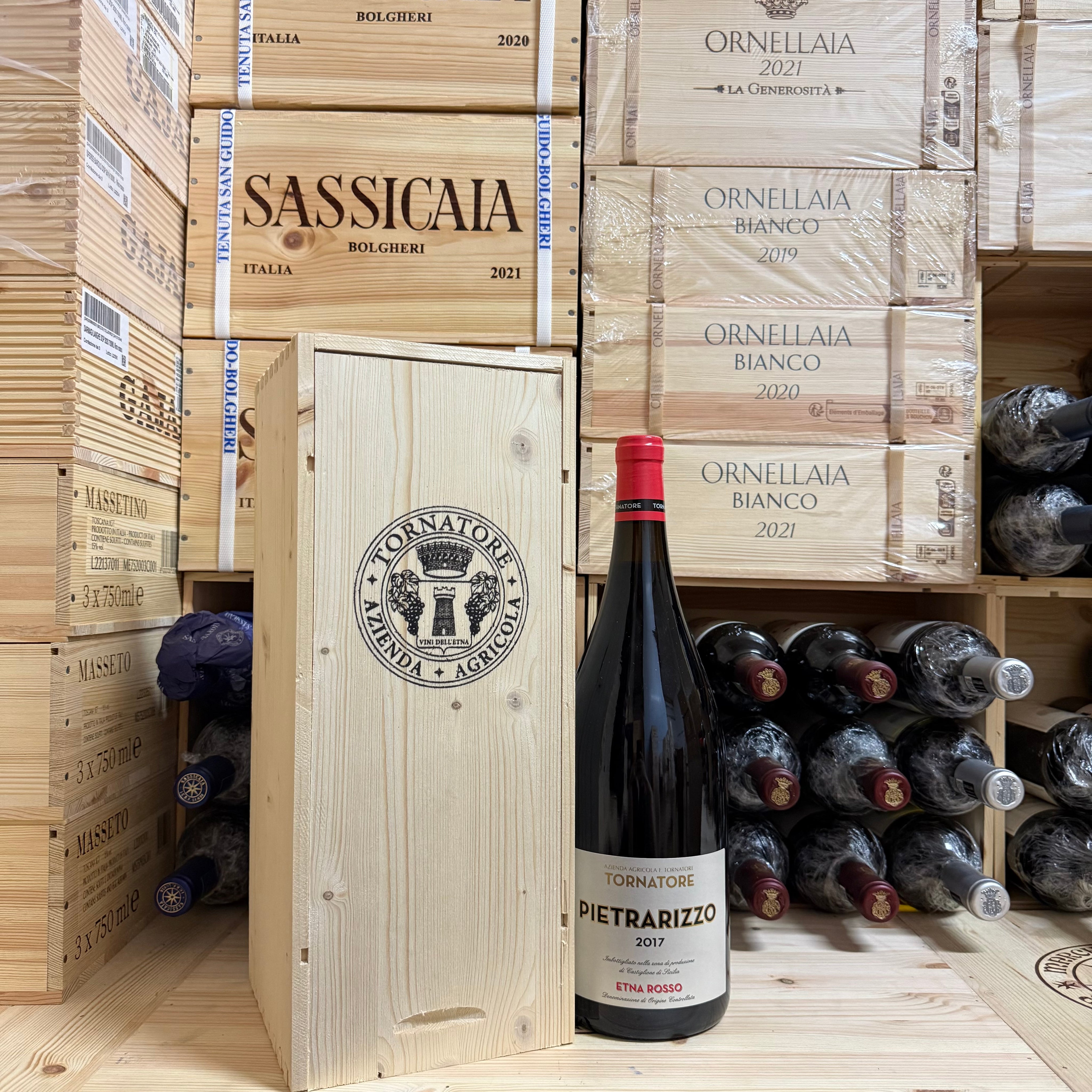 Etna Rosso DOC Pietrarizzo 2017 Magnum Tornatore - in Cassa Legno