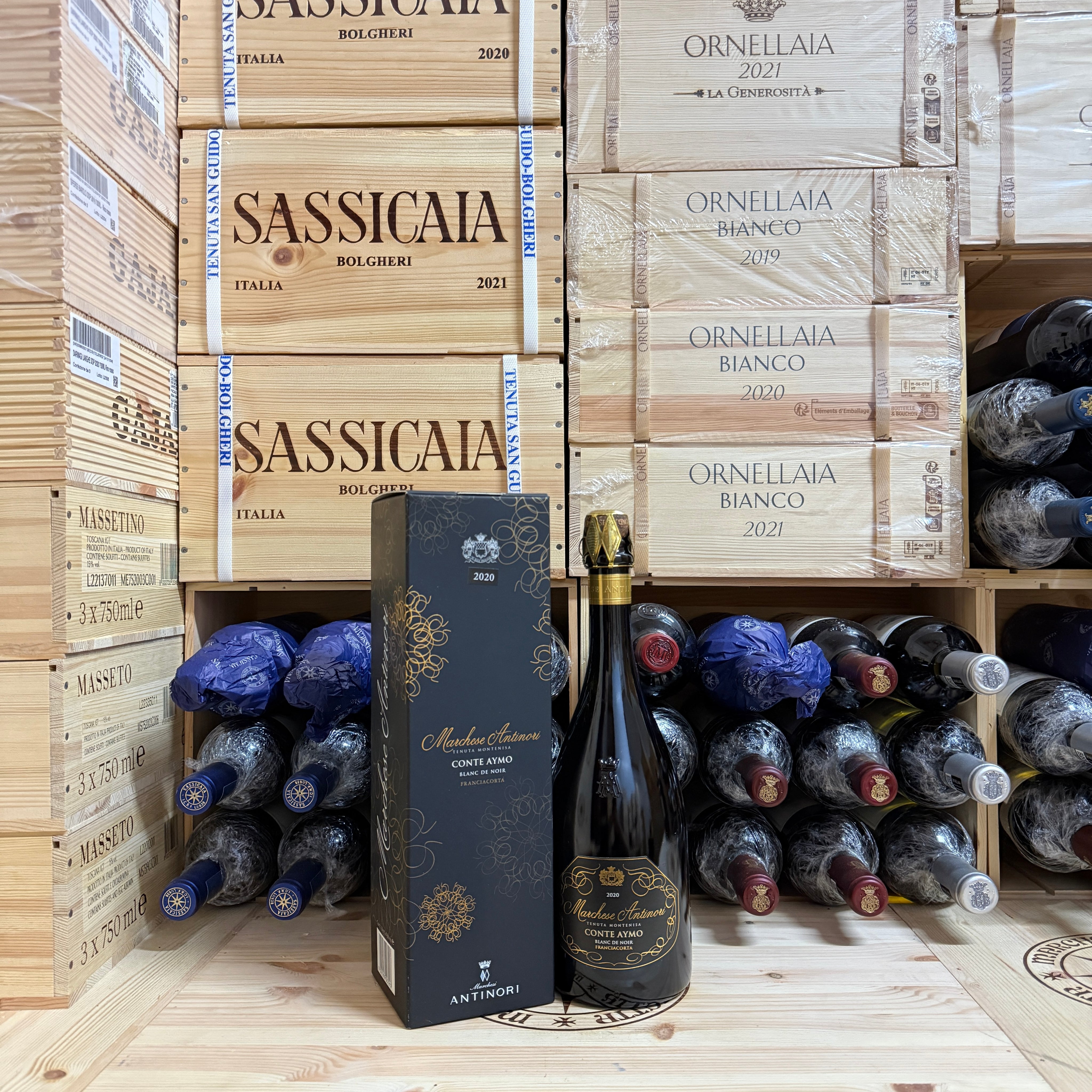 Franciacorta Conte Aymo 2020 Brut Blanc de Noirs Marchesi Antinori - Astucciato