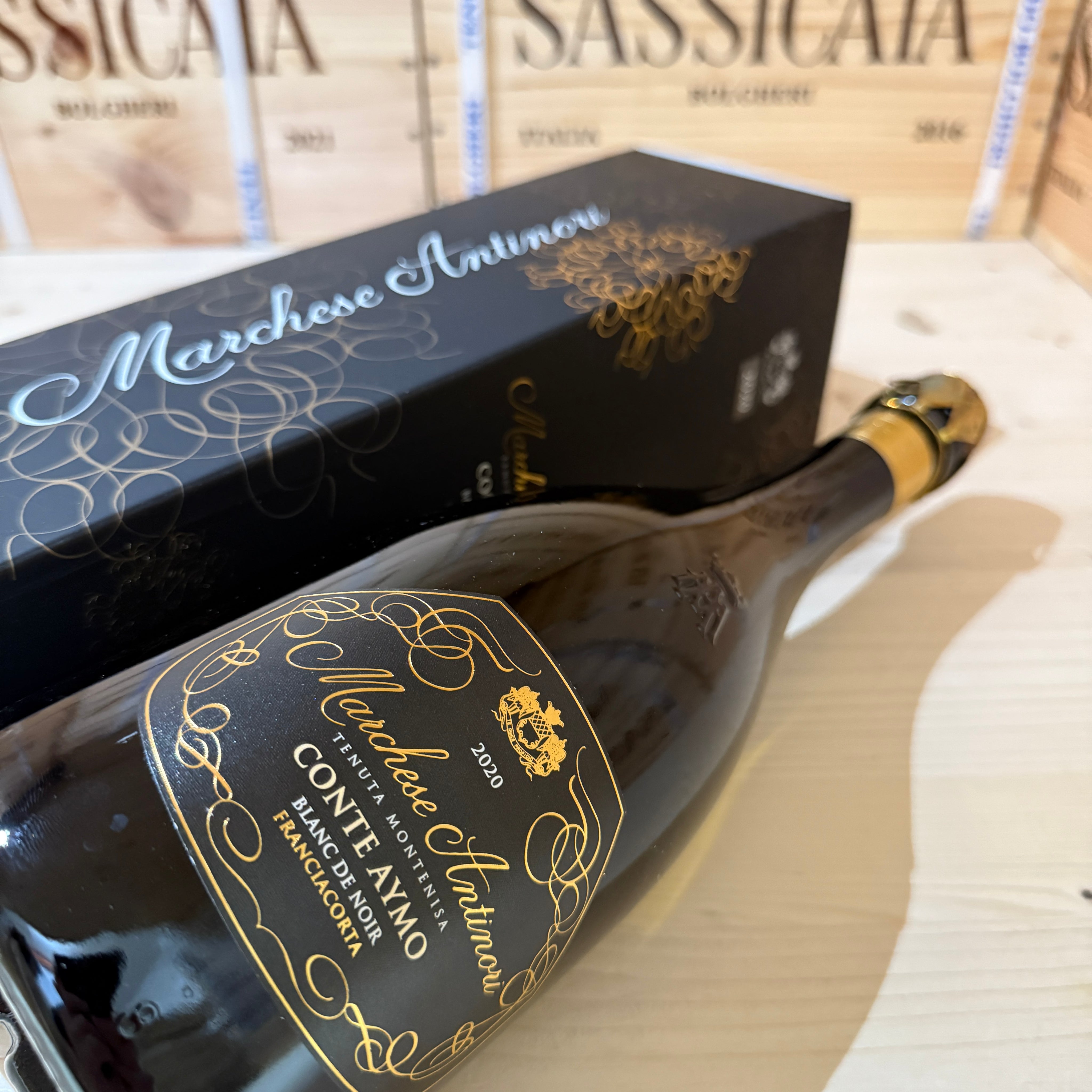Franciacorta Conte Aymo 2020 Brut Blanc de Noirs Marchesi Antinori - Astucciato