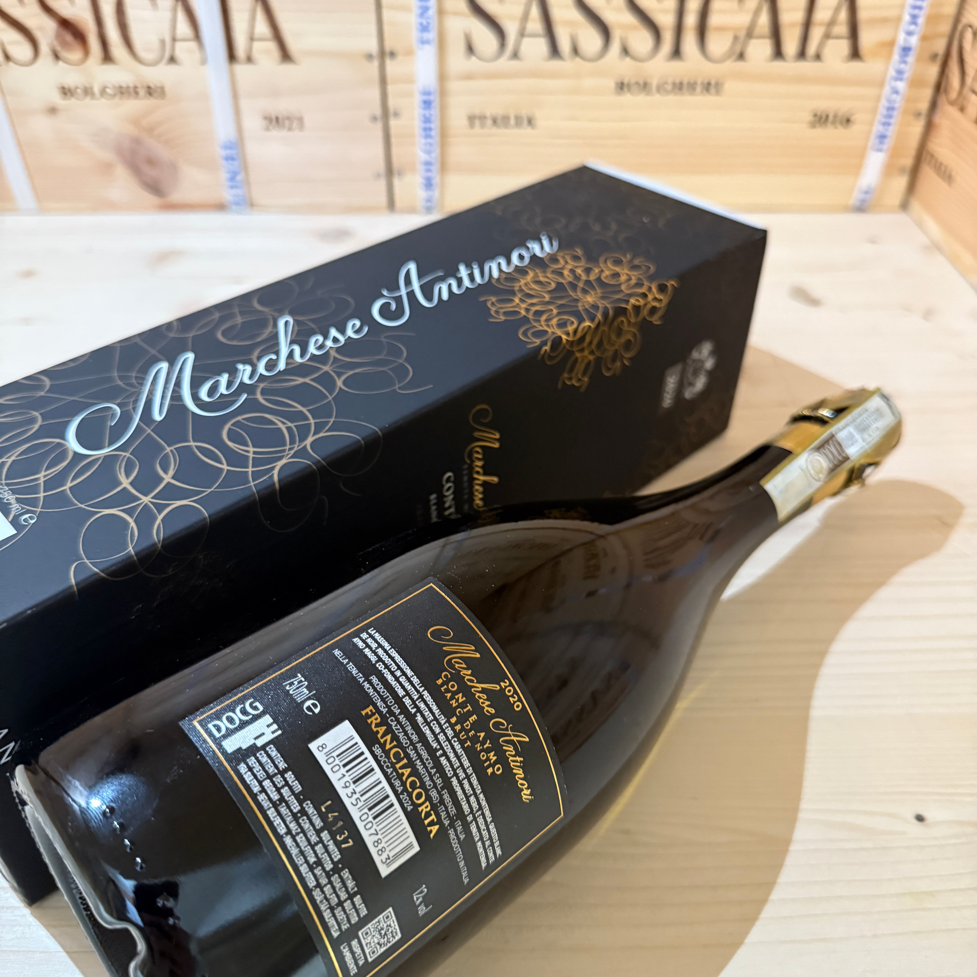 Franciacorta Conte Aymo 2020 Brut Blanc de Noirs Marchesi Antinori - Astucciato