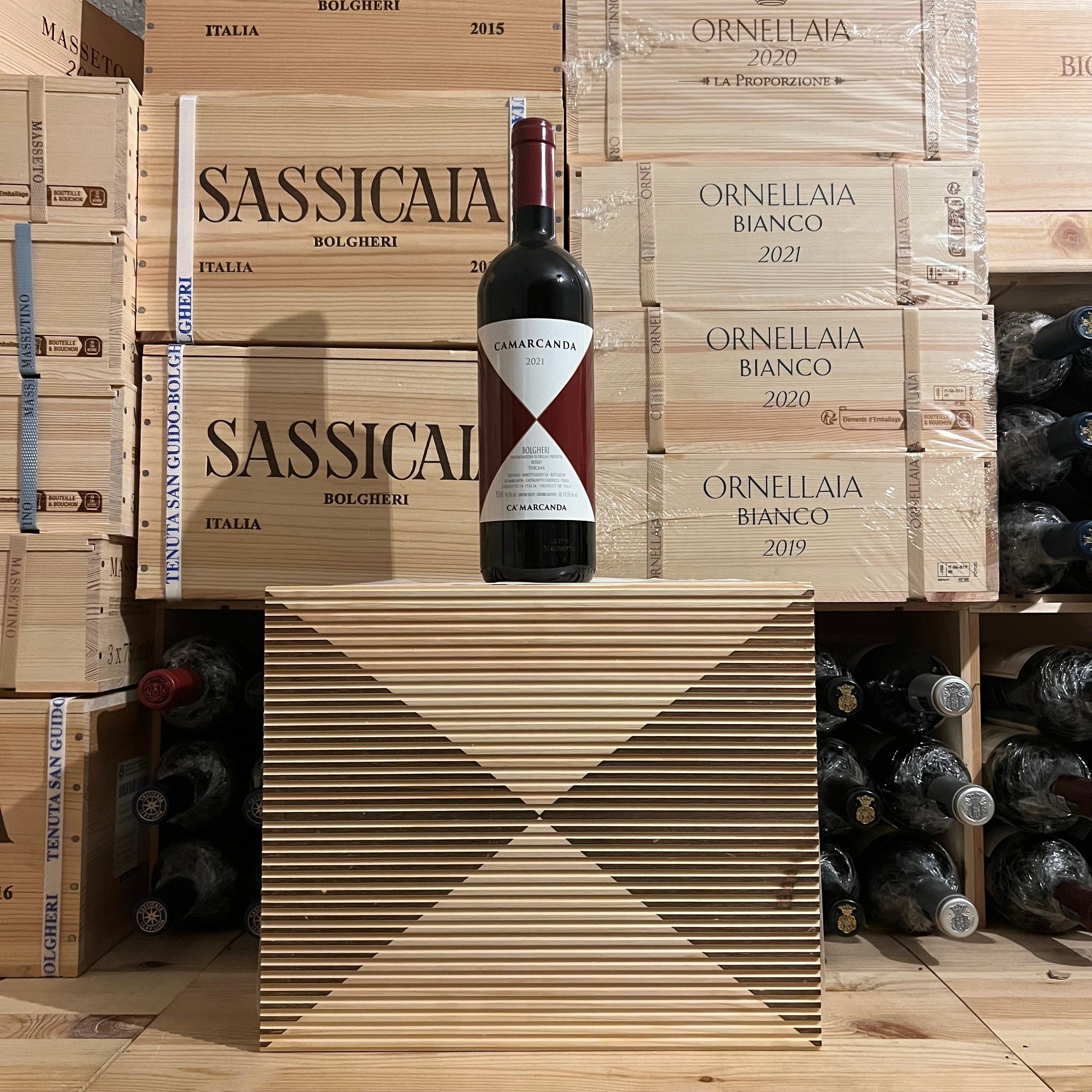 Gaja Camarcanda 2021 Bolgheri Rosso DOC Ca' Marcanda - Cassa Legno 3 Bottiglie
