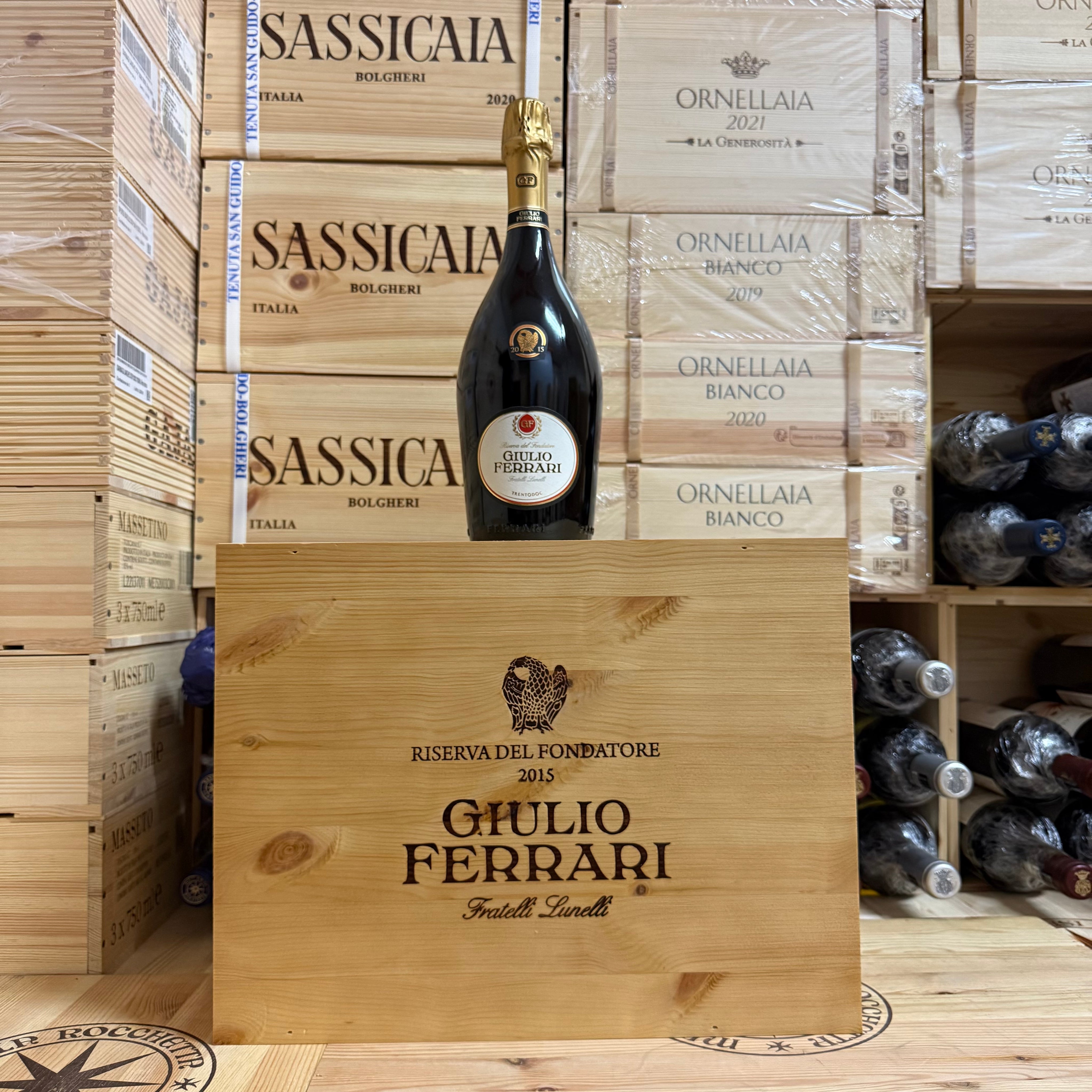 Giulio Ferrari 2015 Riserva Del Fondatore - Cassa Legno 6 Bottiglie
