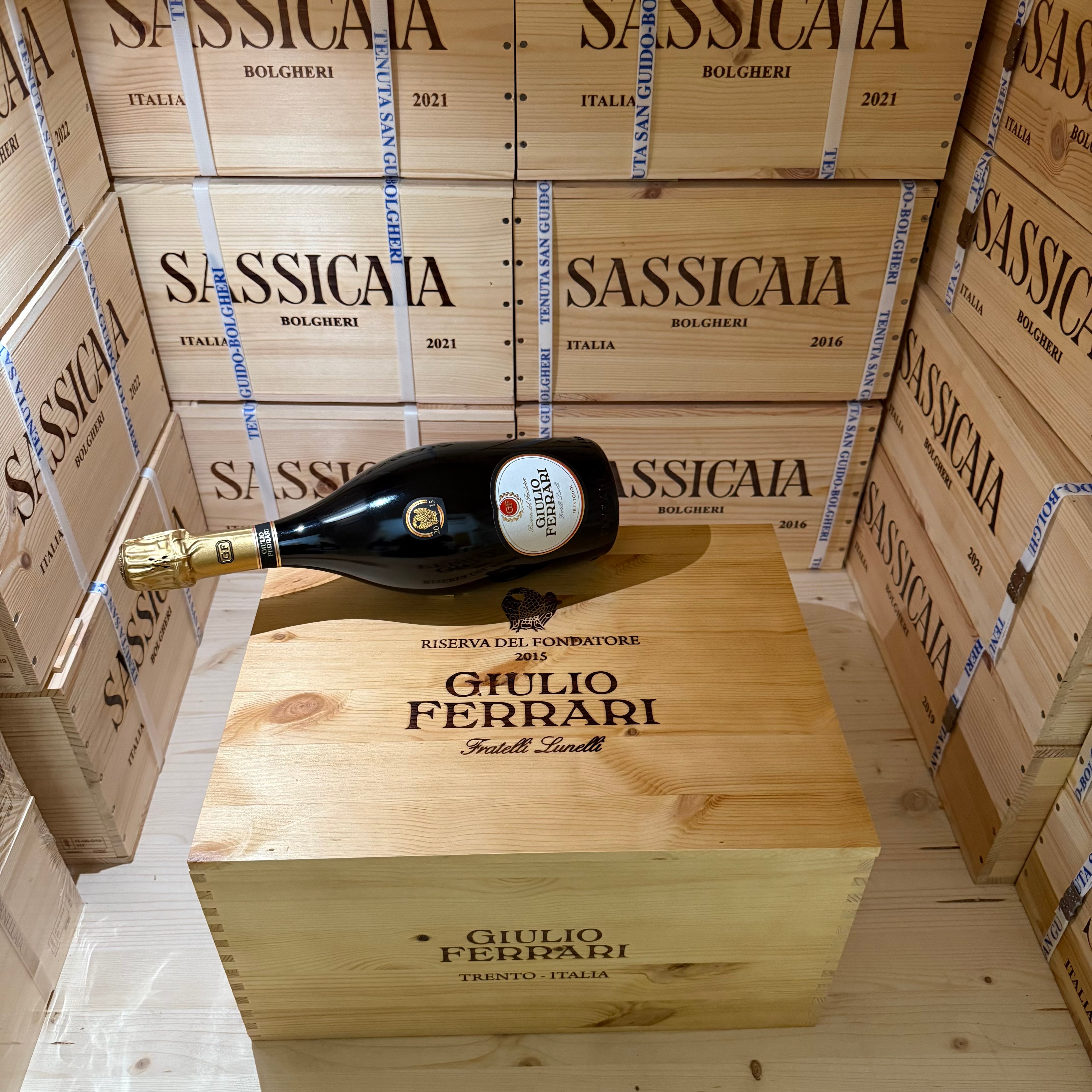 Giulio Ferrari 2015 Riserva Del Fondatore - Cassa Legno 6 Bottiglie