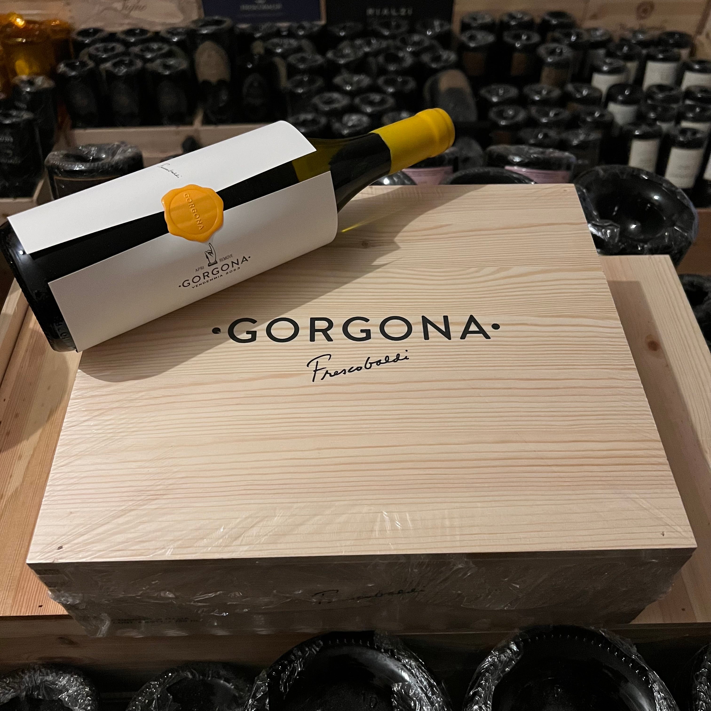 Gorgona 2023 Costa Toscana IGT Marchesi Frescobaldi - Cassa Legno 3 Bottiglie