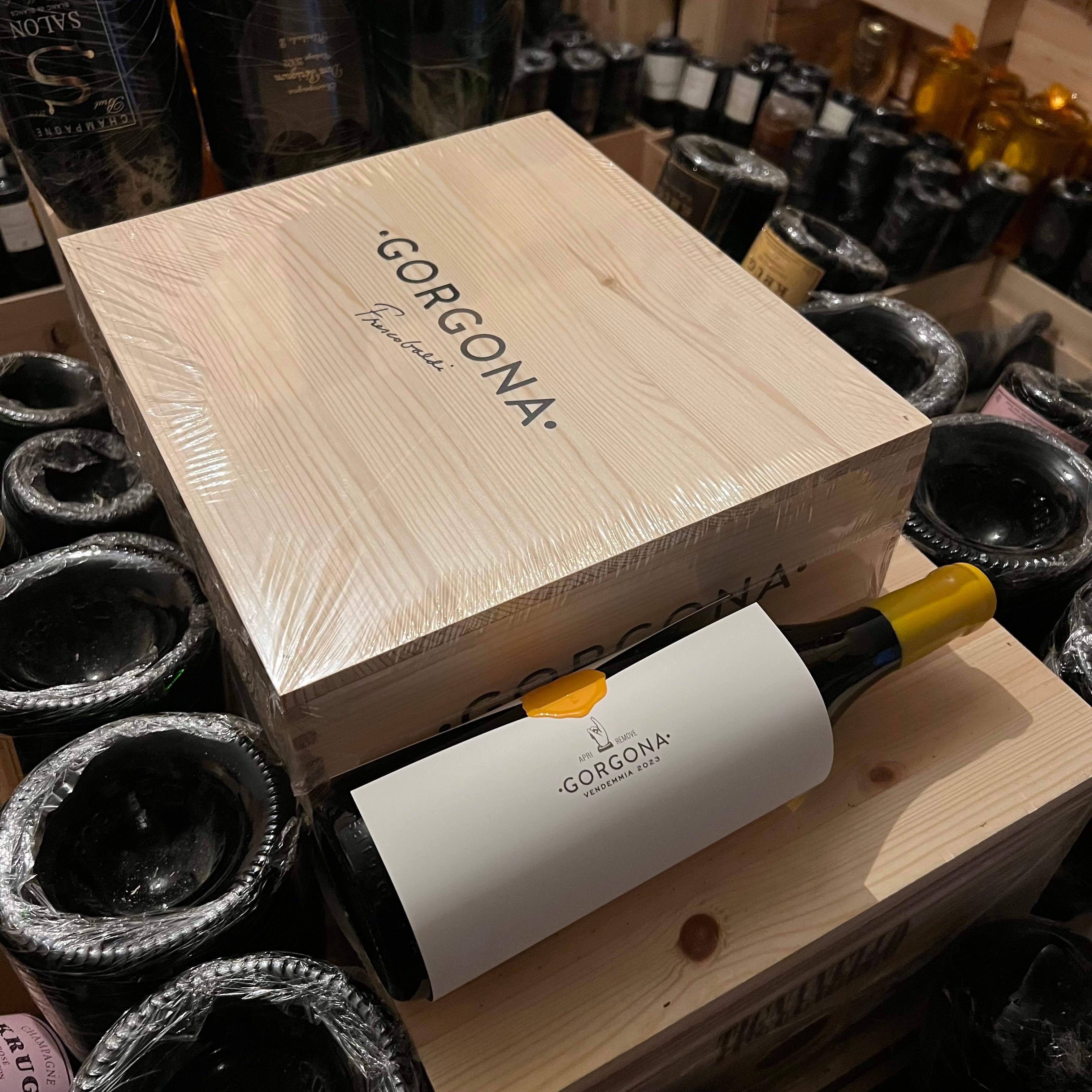 Gorgona 2023 Costa Toscana IGT Marchesi Frescobaldi - Cassa Legno 3 Bottiglie