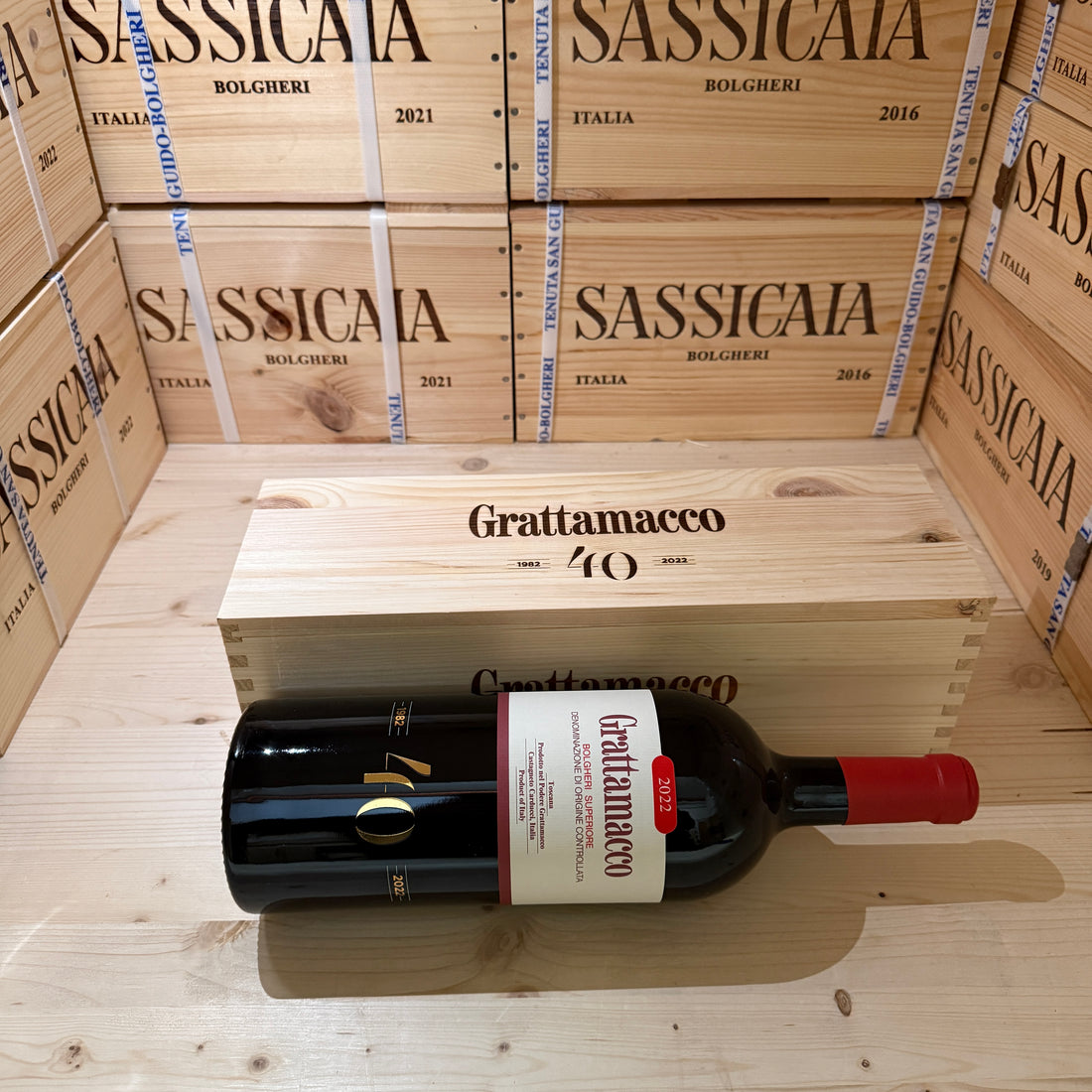 Grattamacco 2022 Magnum Bolgheri Rosso Superiore DOC ColleMassari - in Cassa Legno
