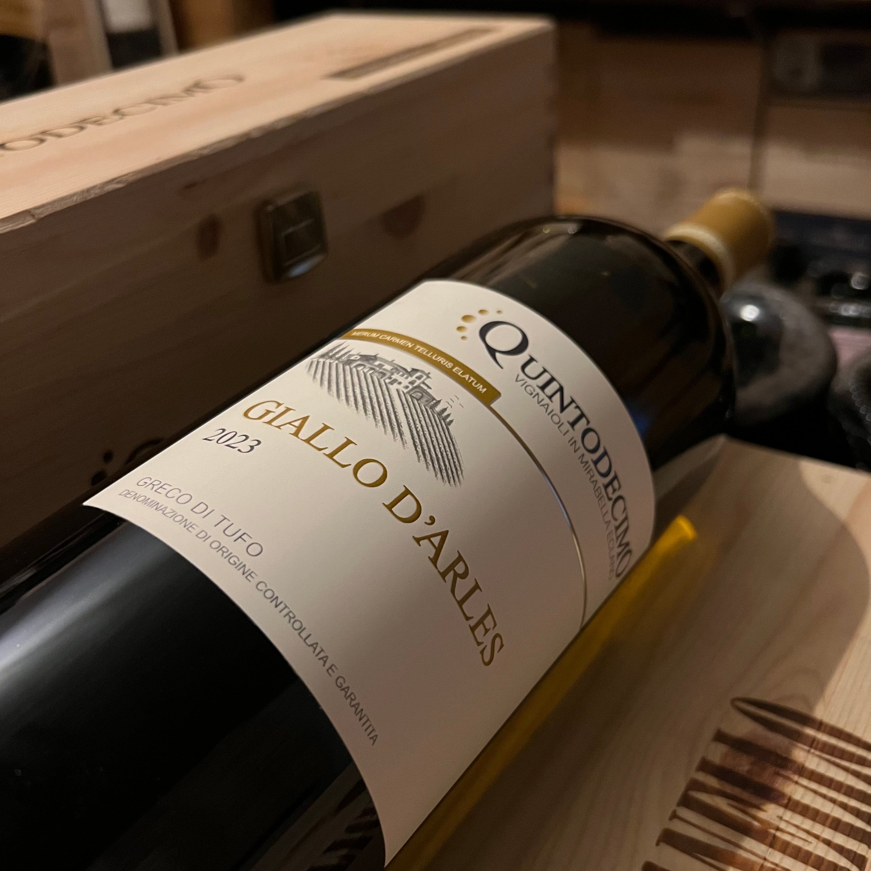 Greco di Tufo DOCG Giallo d’Arles 2023 Magnum Quintodecimo - in Cassa Legno