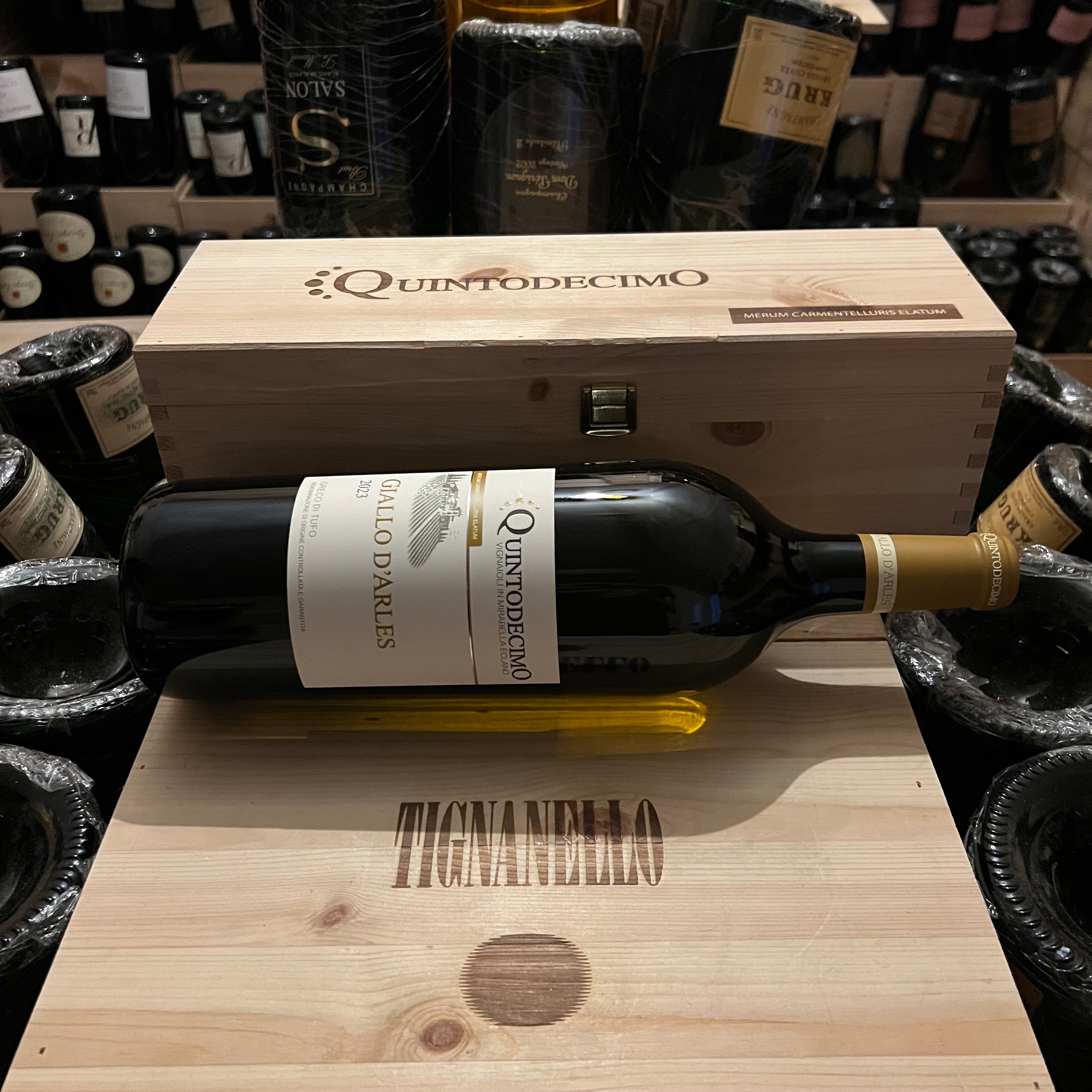 Greco di Tufo DOCG Giallo d’Arles 2023 Magnum Quintodecimo - in Cassa Legno