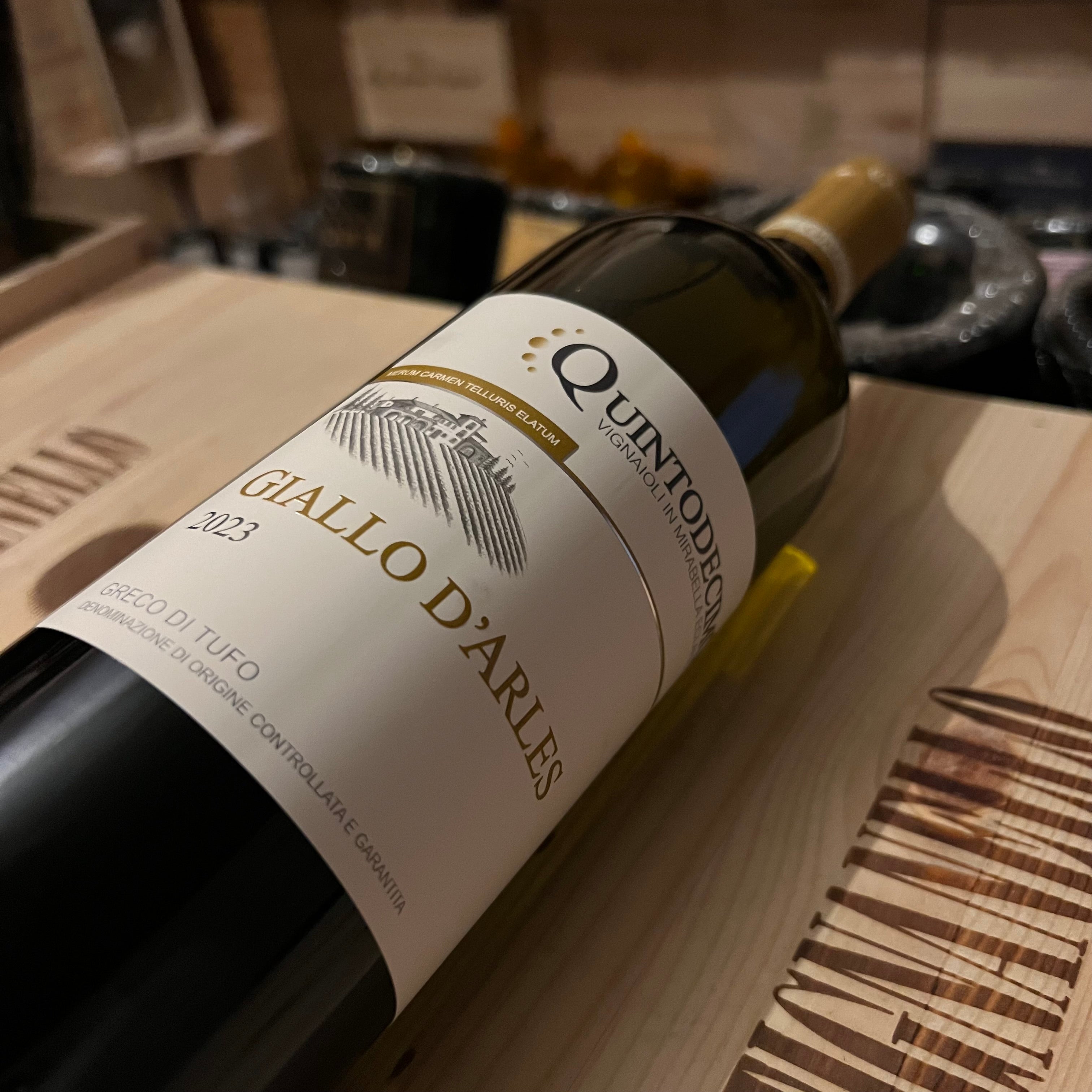 Greco di Tufo DOCG Giallo d’Arles 2023 Quintodecimo