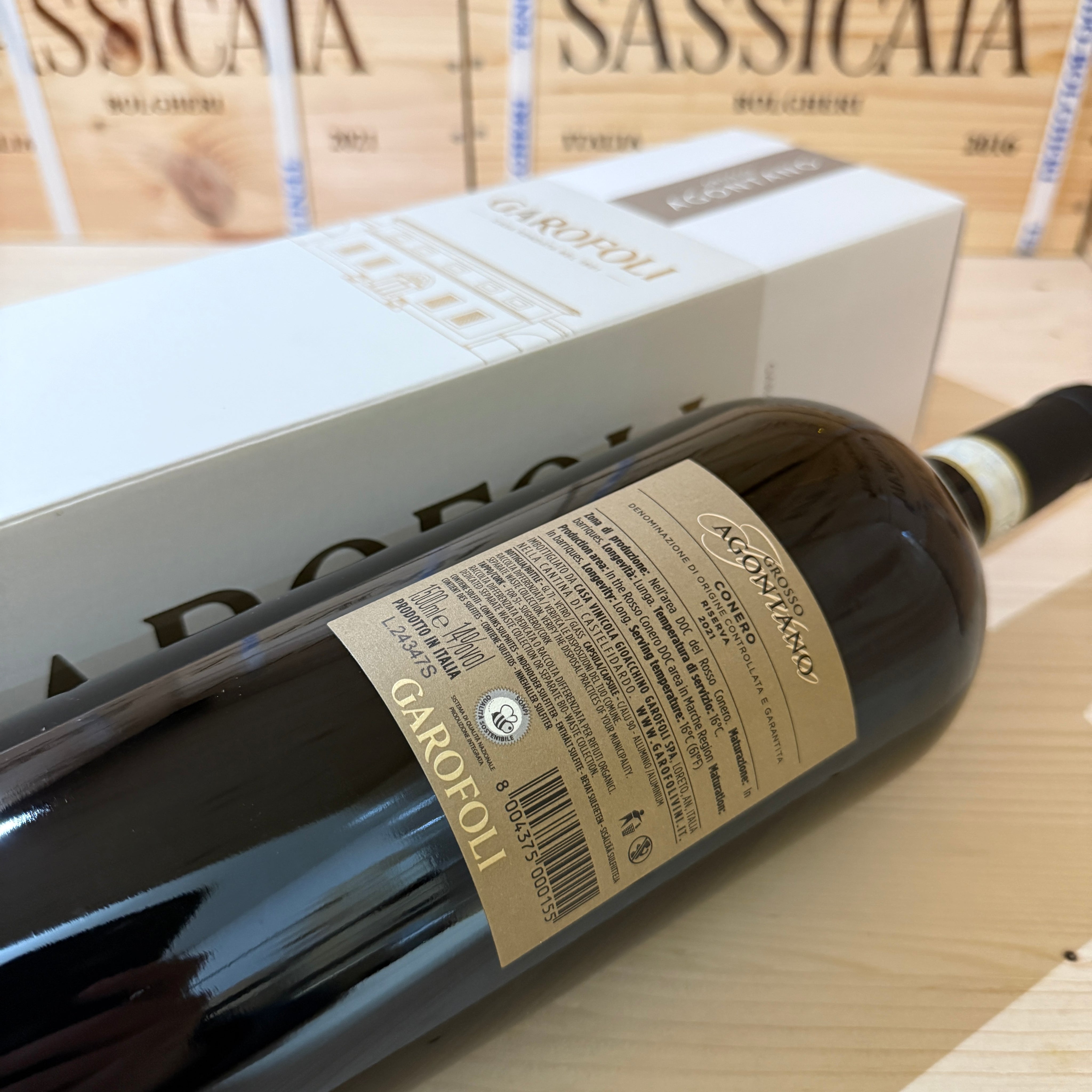 Grosso Agontano 2021 Magnum Garofoli Rosso Conero Riserva DOCG - Astucciato